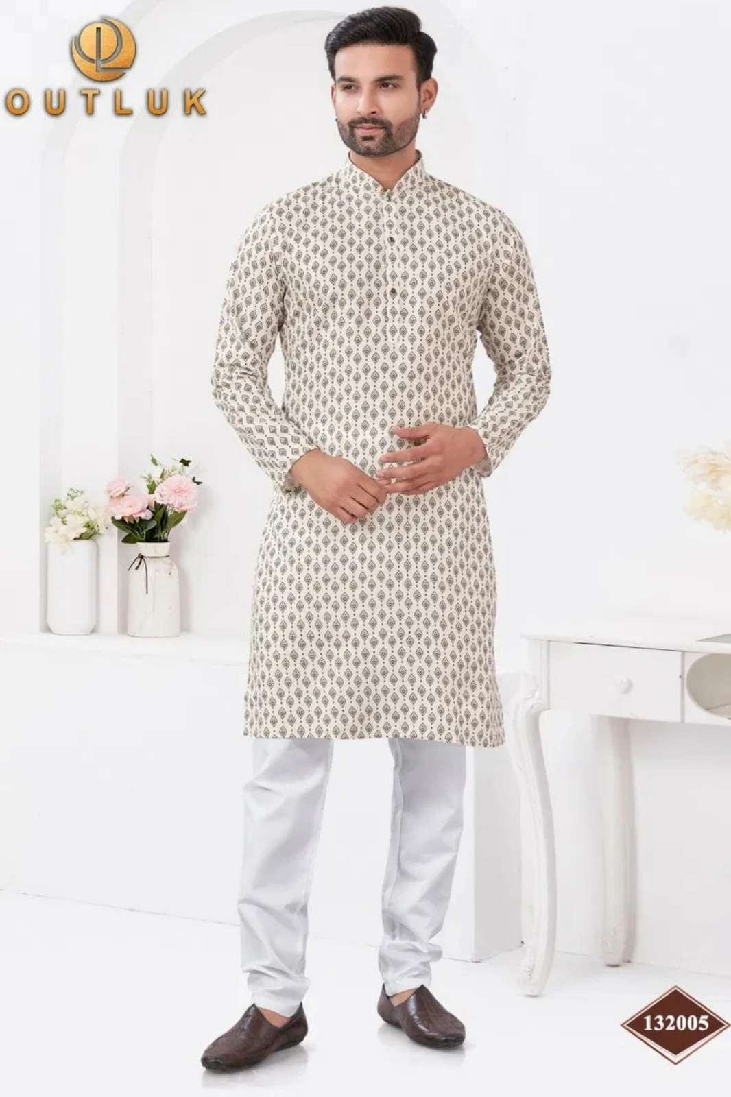 Outluk Vol 132 Ready to wear Rayon Cotton digital printed Kurta Pajama Collection