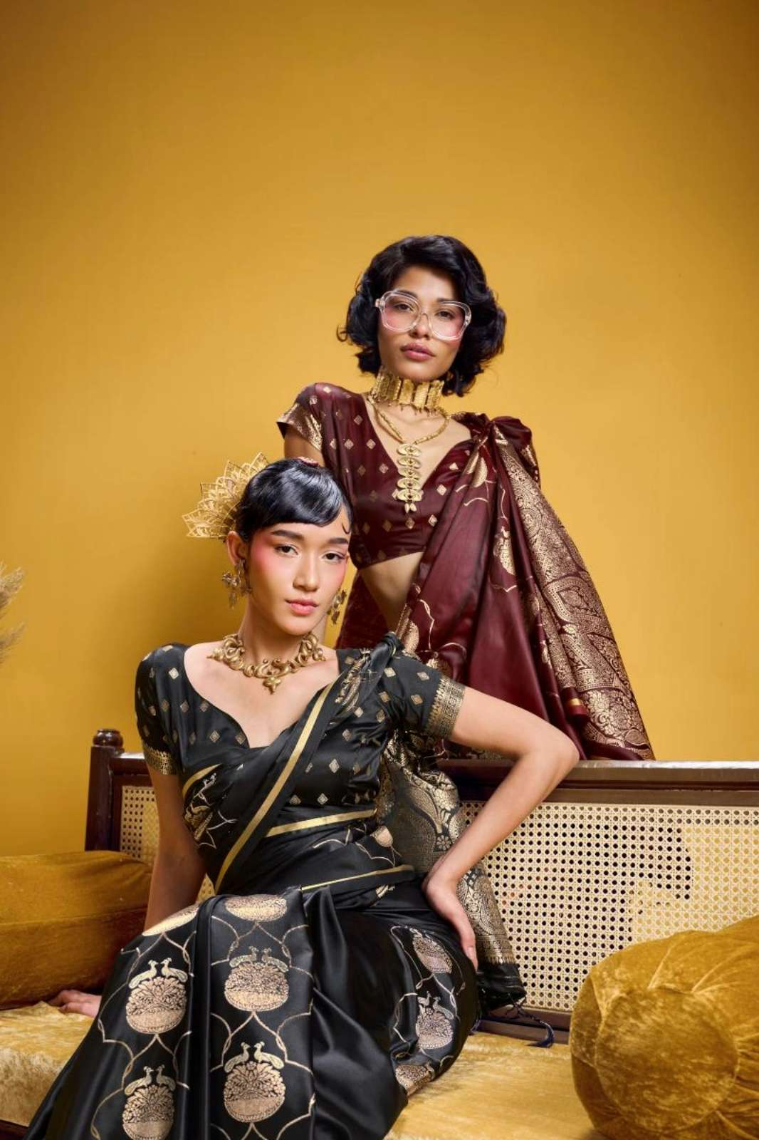 Rajtex Kanthkala Vama 001 to 006 Pure Satin Handloom Weaving Saree collection