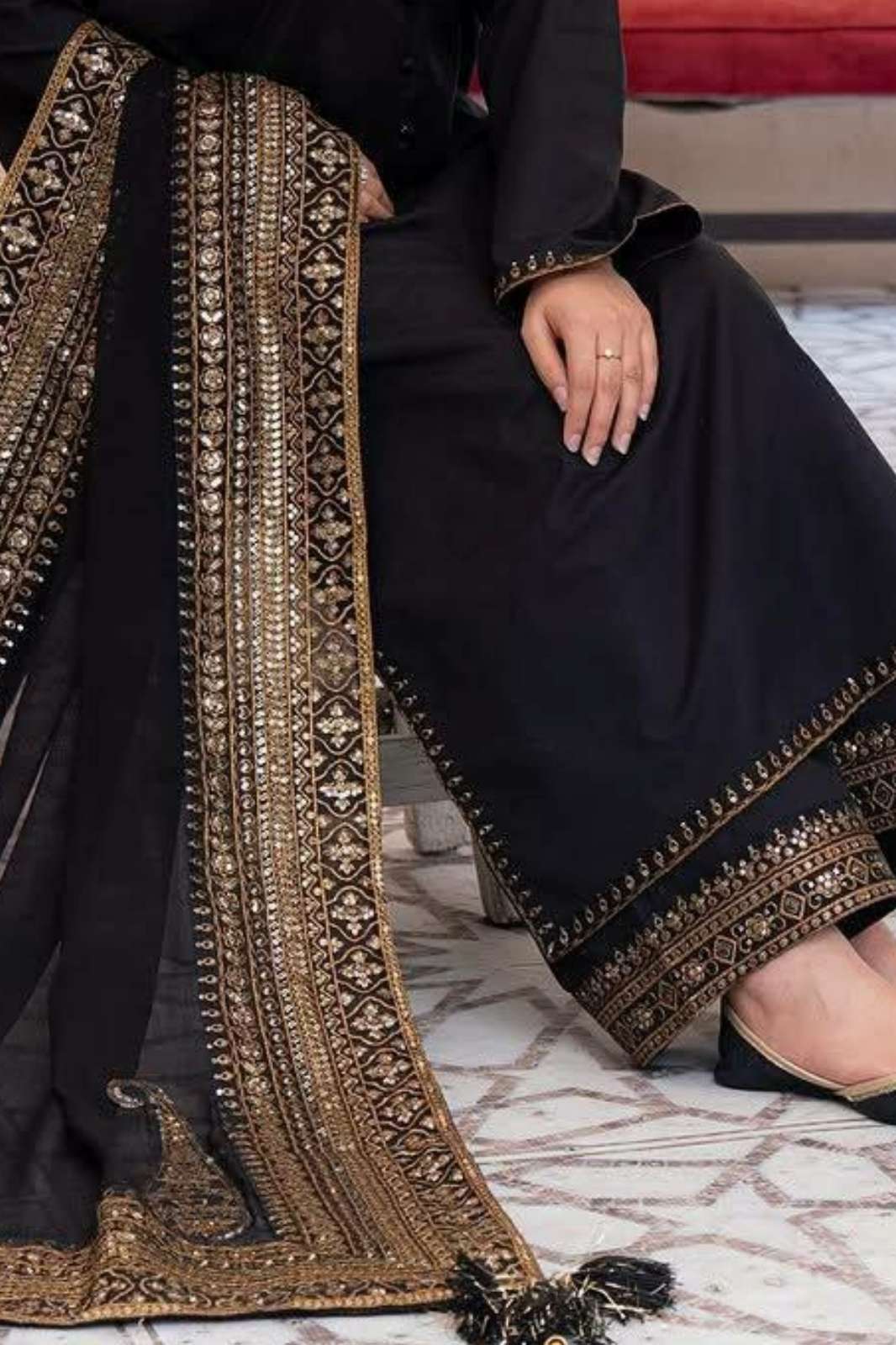 SHRI BALAJI 20920 Ready to wear HEAVY ROMAN SILK EMBROIDERY SEQUENCES WORK Suit 