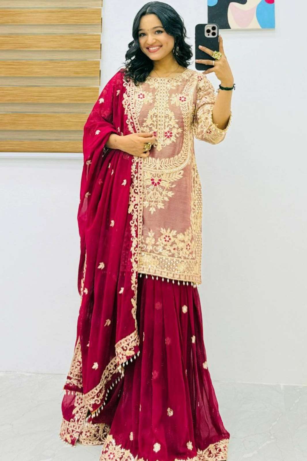 SHRI BALAJI 20937 Ready to wear Cruncy Silk with Codding Embroidery Sequence Work suit