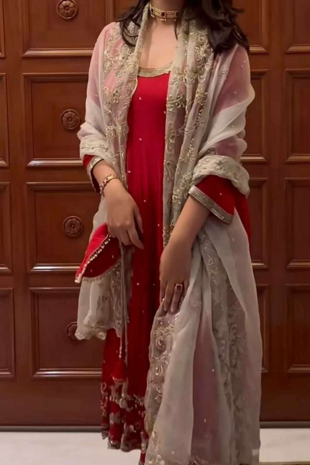 SHRI BALAJI 20947 Ready to wear Heavy Faux Georgette With Sequence And Embroidery Work Suit