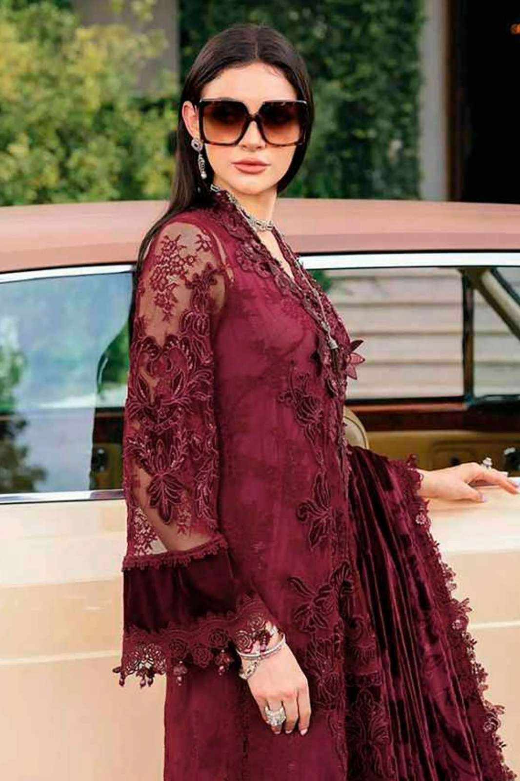 SHRI BALAJI EMPORIUM 1202 RAYON COTTON WITH EMBROIDERED WORK PAKISTANI SUIT 