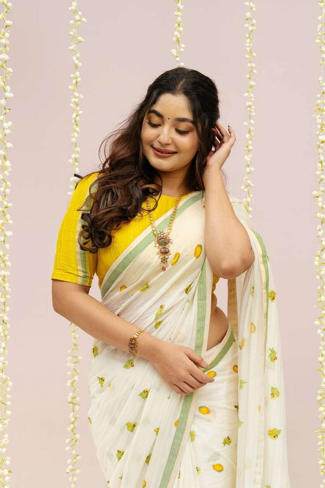 Shri Balaji Emporium 20853 Elegant Linen digital print Saree for resellers