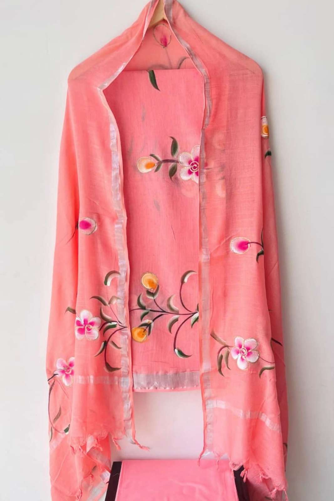 Shri Balaji Emporium 21352 Presents Exclusive collection of Hand Block Printed Linen Cotton Suits 