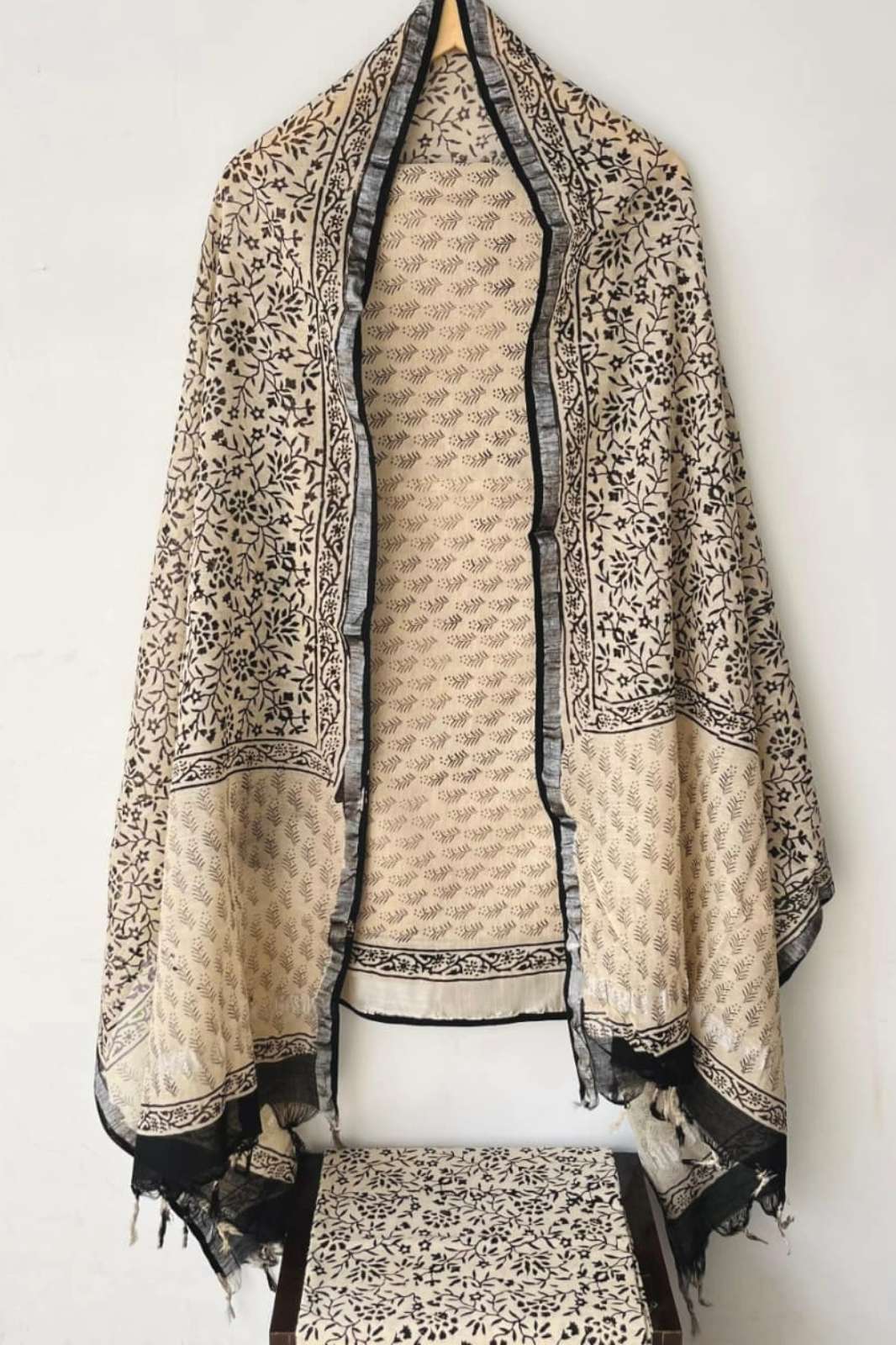 Shri Balaji Emporium 21352 Presents Exclusive collection of Hand Block Printed Linen Cotton Suits 