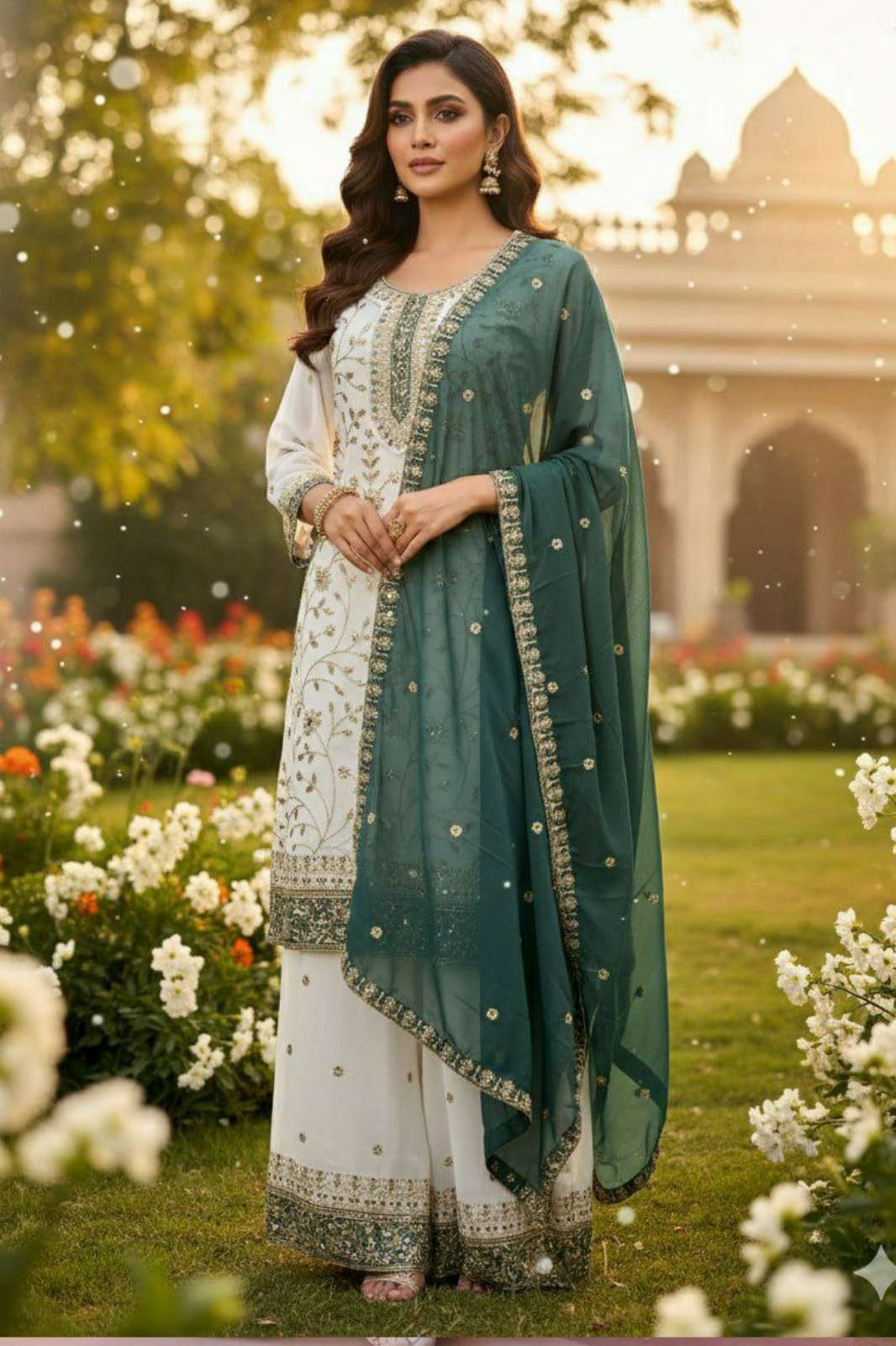 Shri Balaji Emporium 25535 READY TO WEAR FAUX GEORGETTE HEAVY EMBROIDERED SEQUENCE WORK SUIT