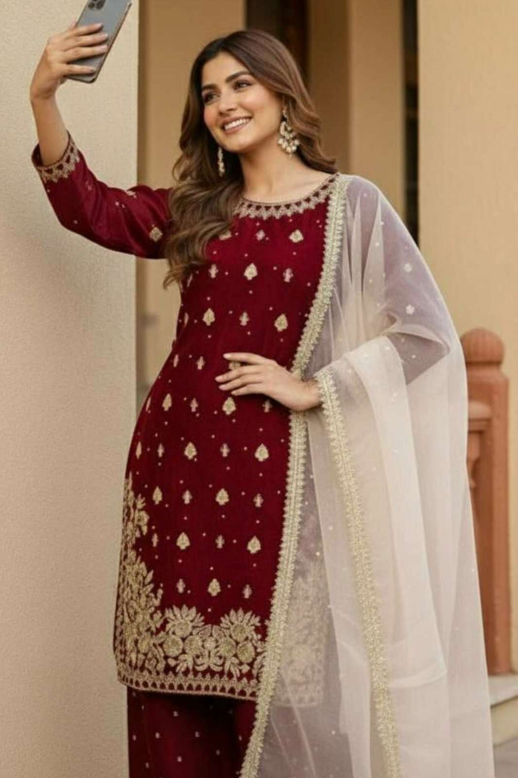 Shri Balaji Emporium 25538 ready to wear SILK Embroidered Coding & Sequins Work Suit 