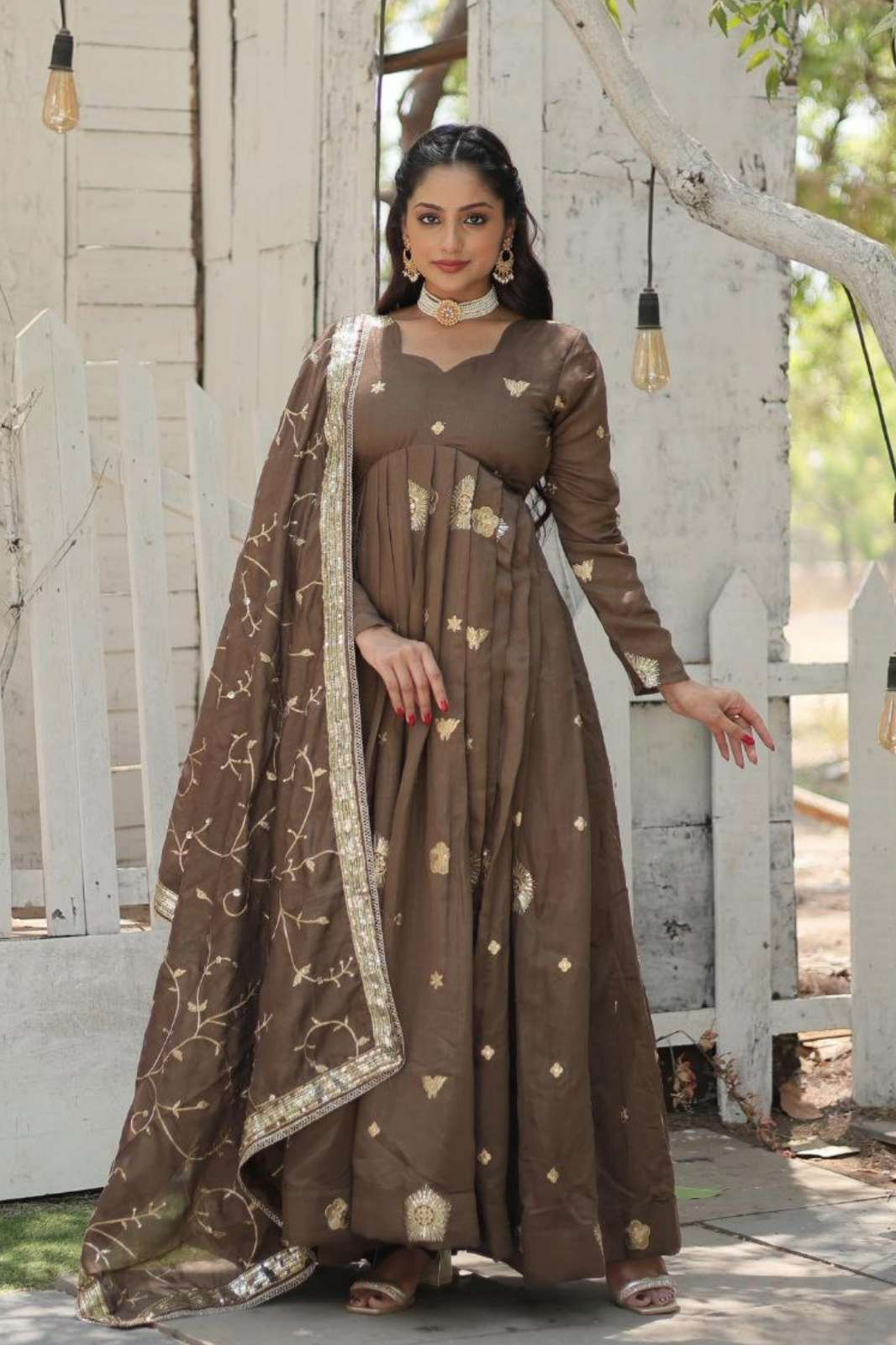 Shri Balaji Emporium 25546 ready to wear Vichitra Shimmer with Rich Sequins Embroidered work Party wear suit 