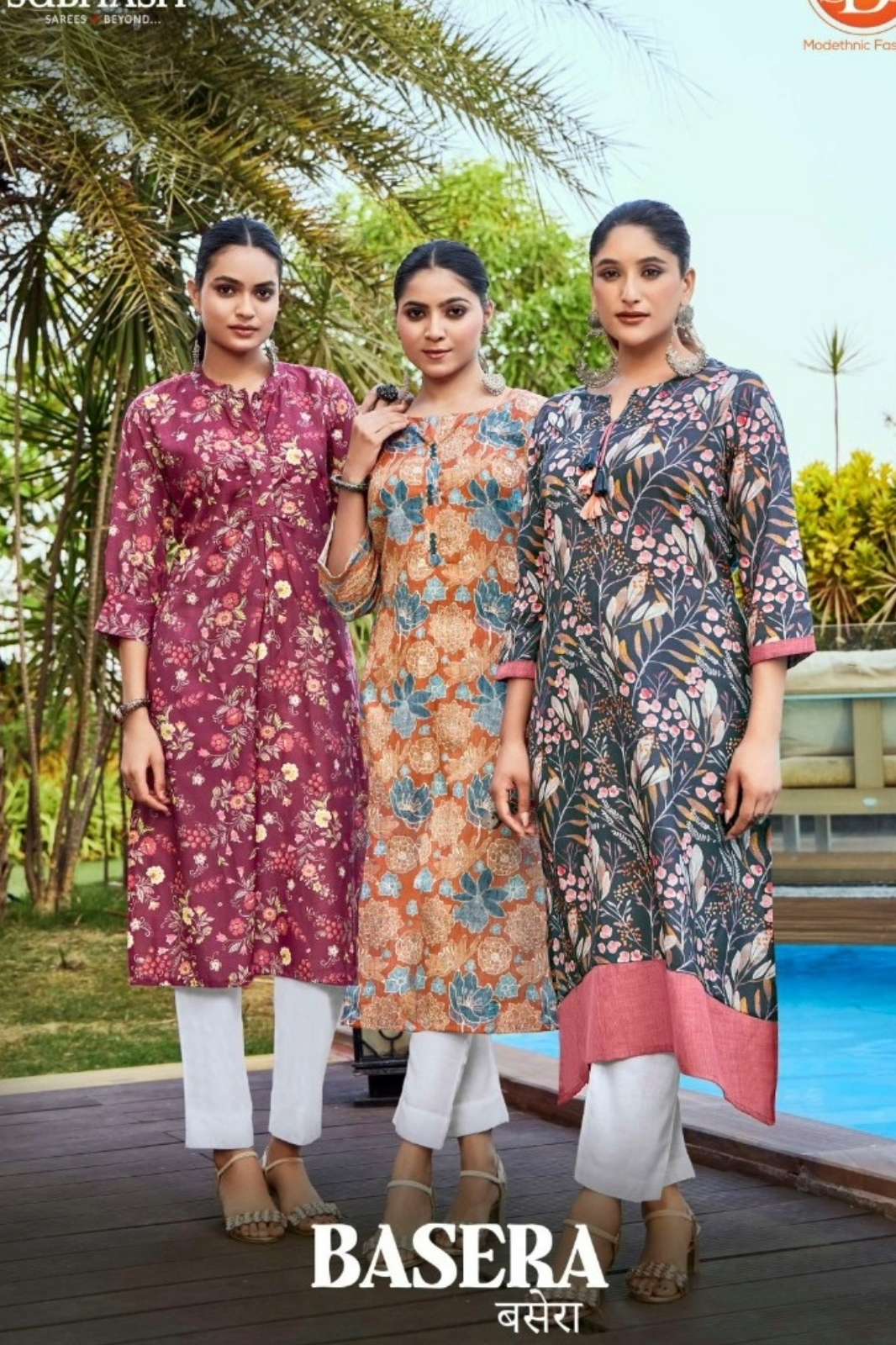 Shri Balaji Emporium BASERA COTTON DIGITAL PRINT KURTI COLLECTION