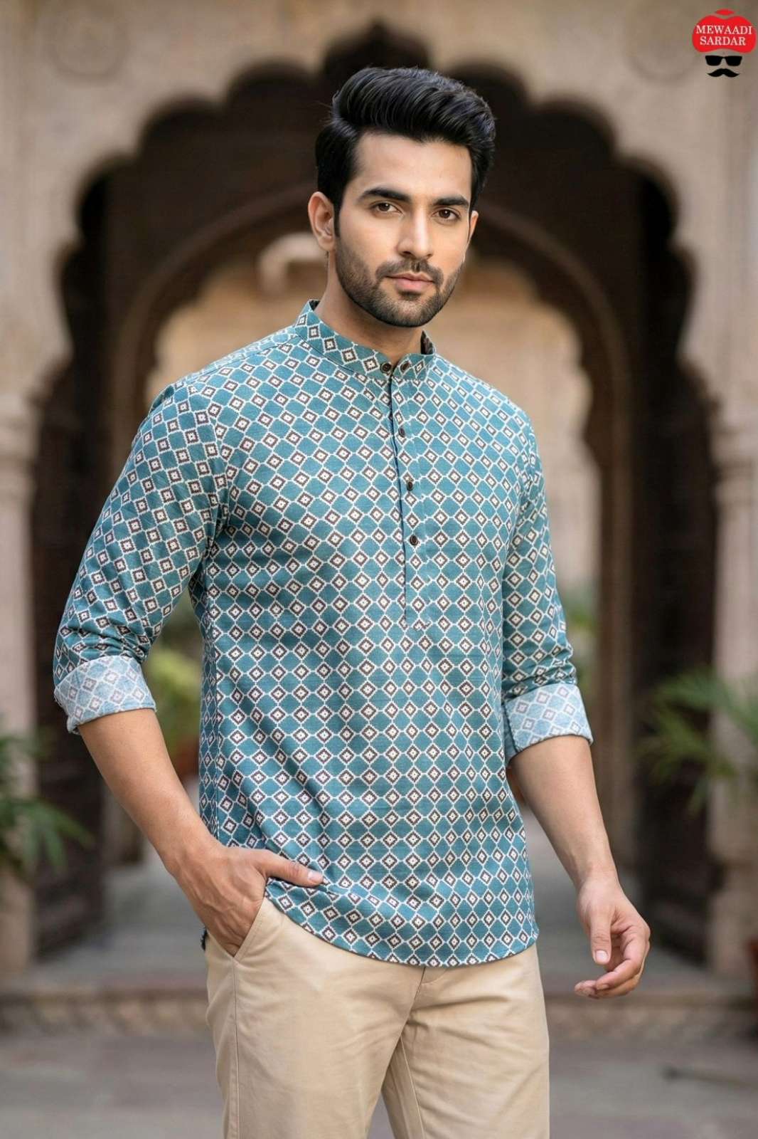 Shri Balaji Emporium Desi Club Cotton Print Full Sleeves Shirt Kurta Collection 