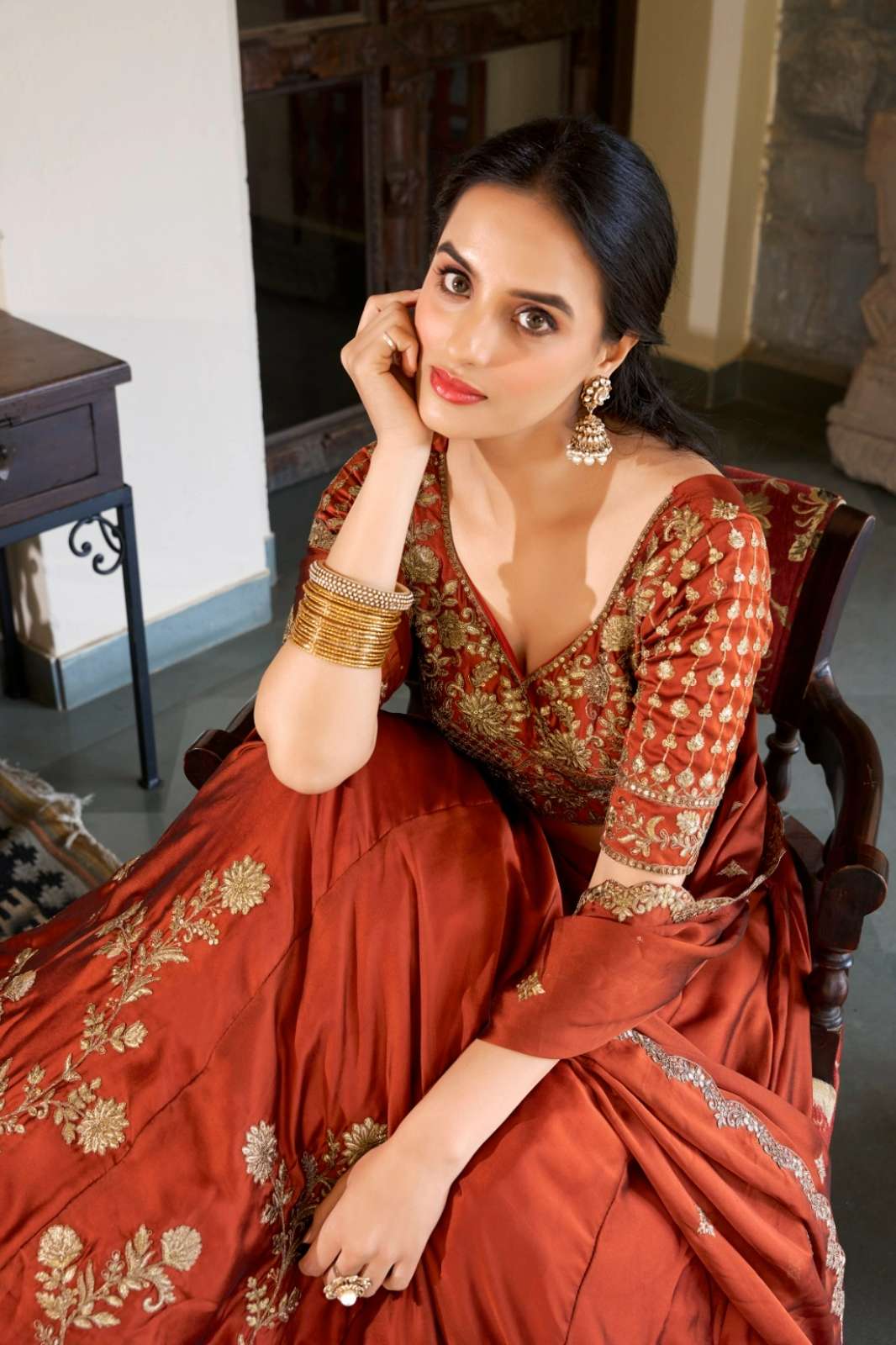 Shri Balaji Emporium DRS211 Luxury Rangoli Silk Zari Dori Sequins Work Lehenga Set