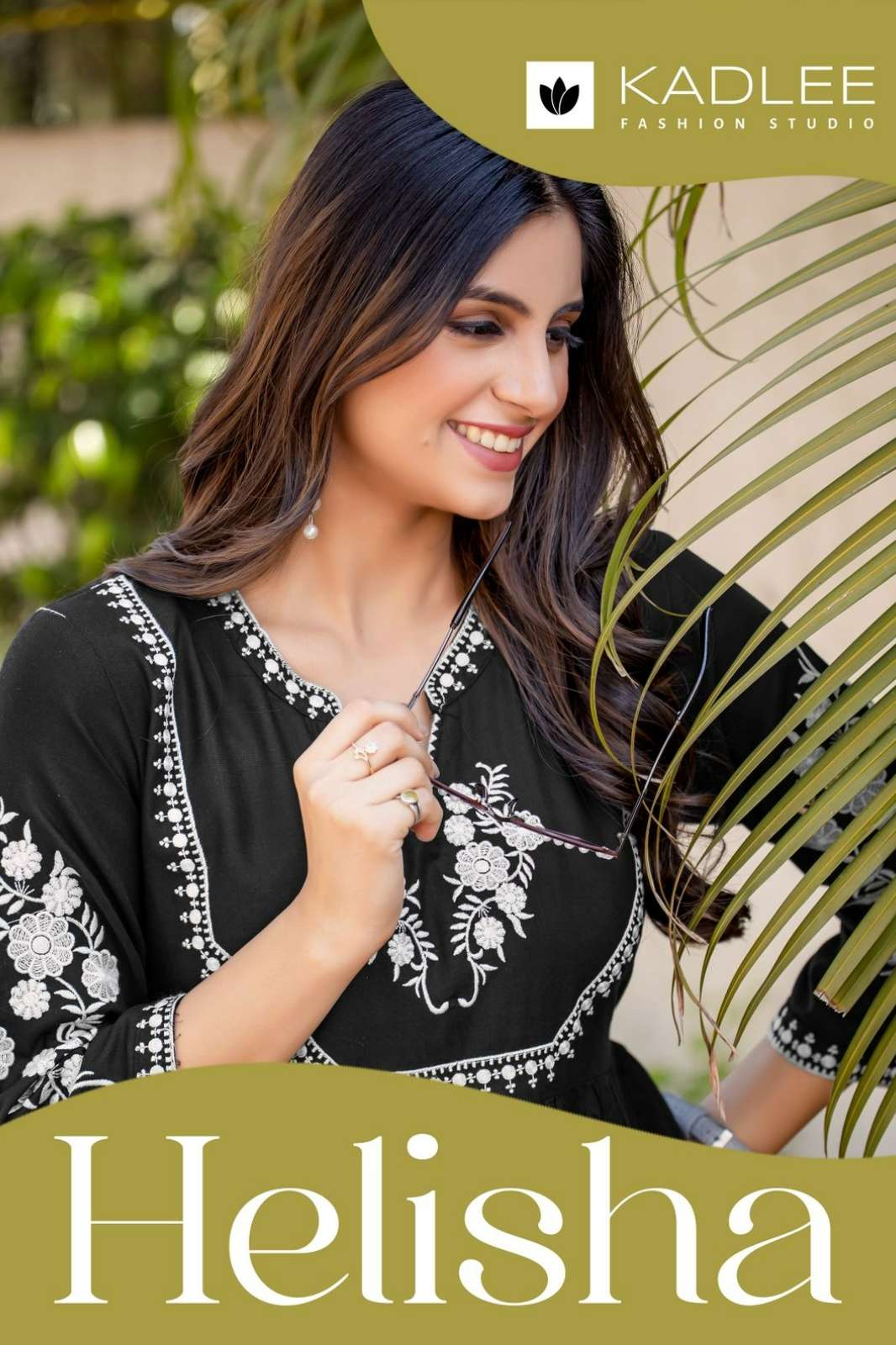 Shri Balaji emporium Helisha Rayon Twill Thread work Co ord set collection