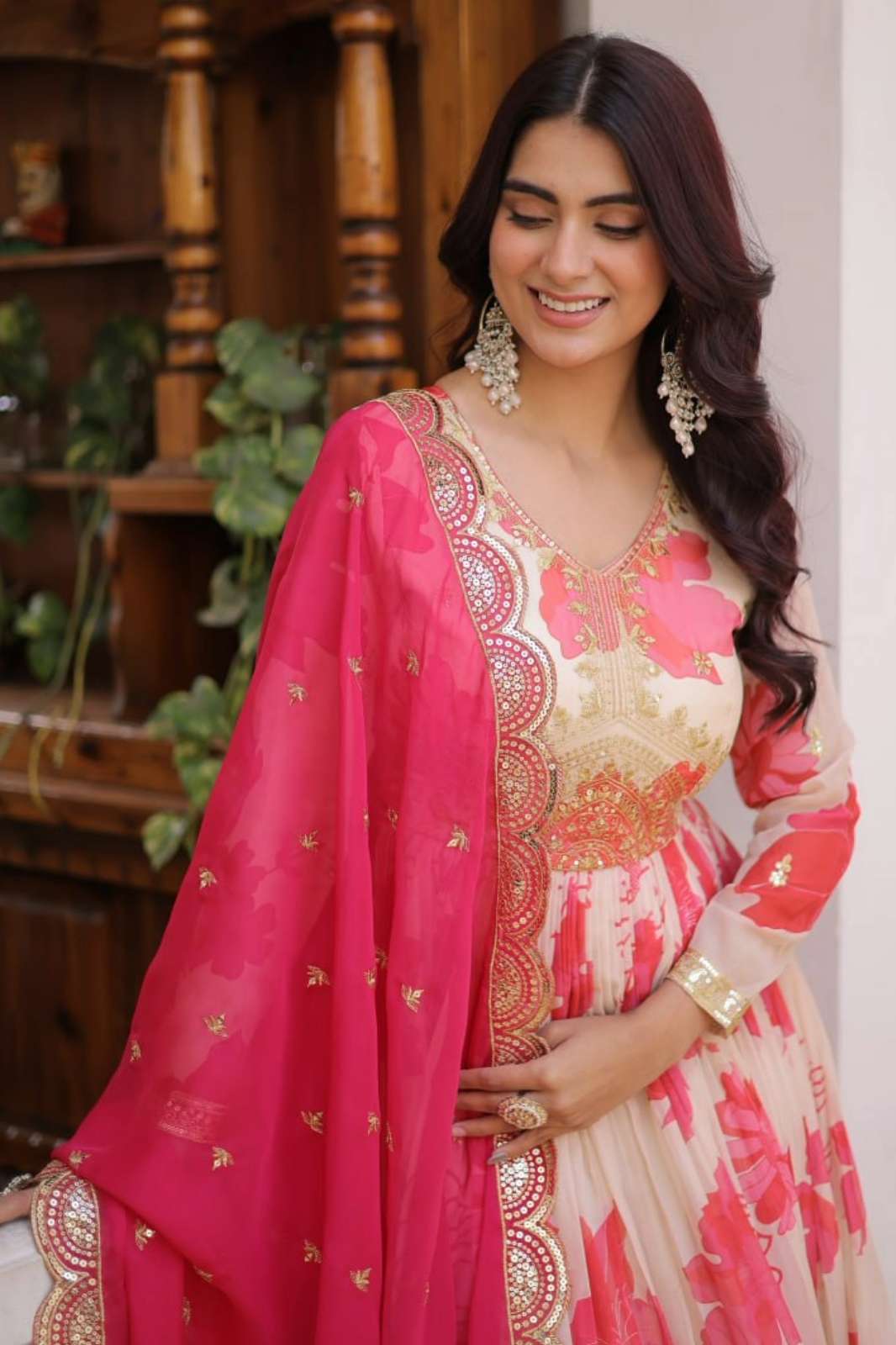 Shri Balaji Emporium KA 1242 Digital Printed Russian silk Suit With Embroidery Zari Sequins work