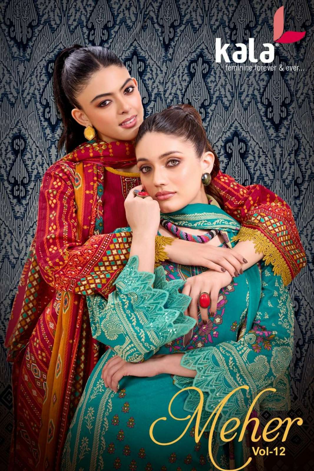 Shri Balaji Emporium Kala Meher Vol 12 Heavy Cotton Printed Suit Collection