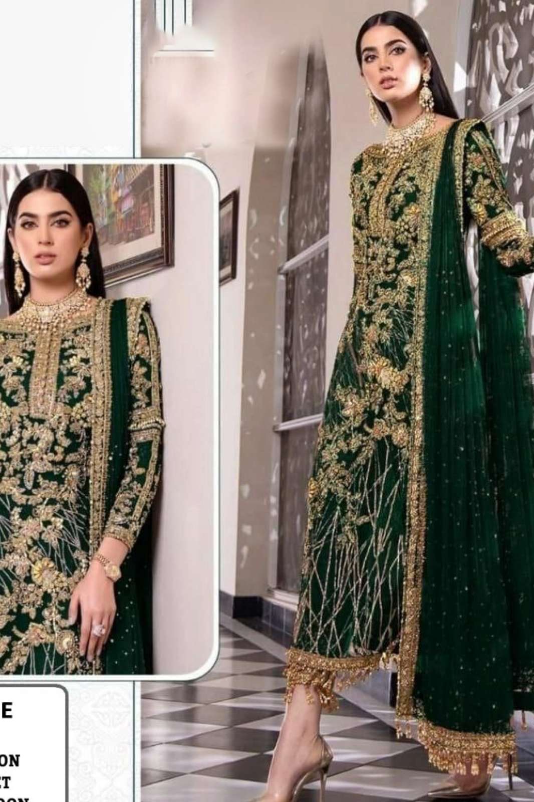 Shri Balaji Emporium KF 120 Net fabric Sequence Embroidered Work Suit 