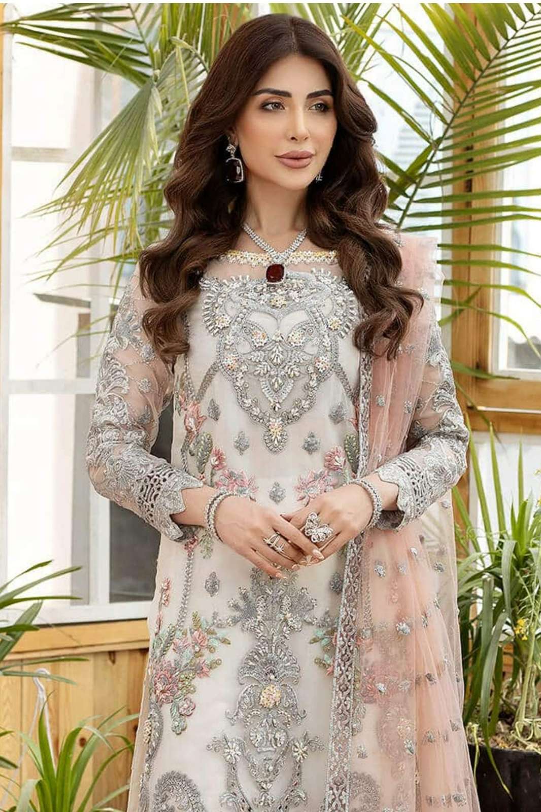 Shri Balaji Emporium KF 149 Butterfly Net Fabric suit With Sequence Embroidery Work