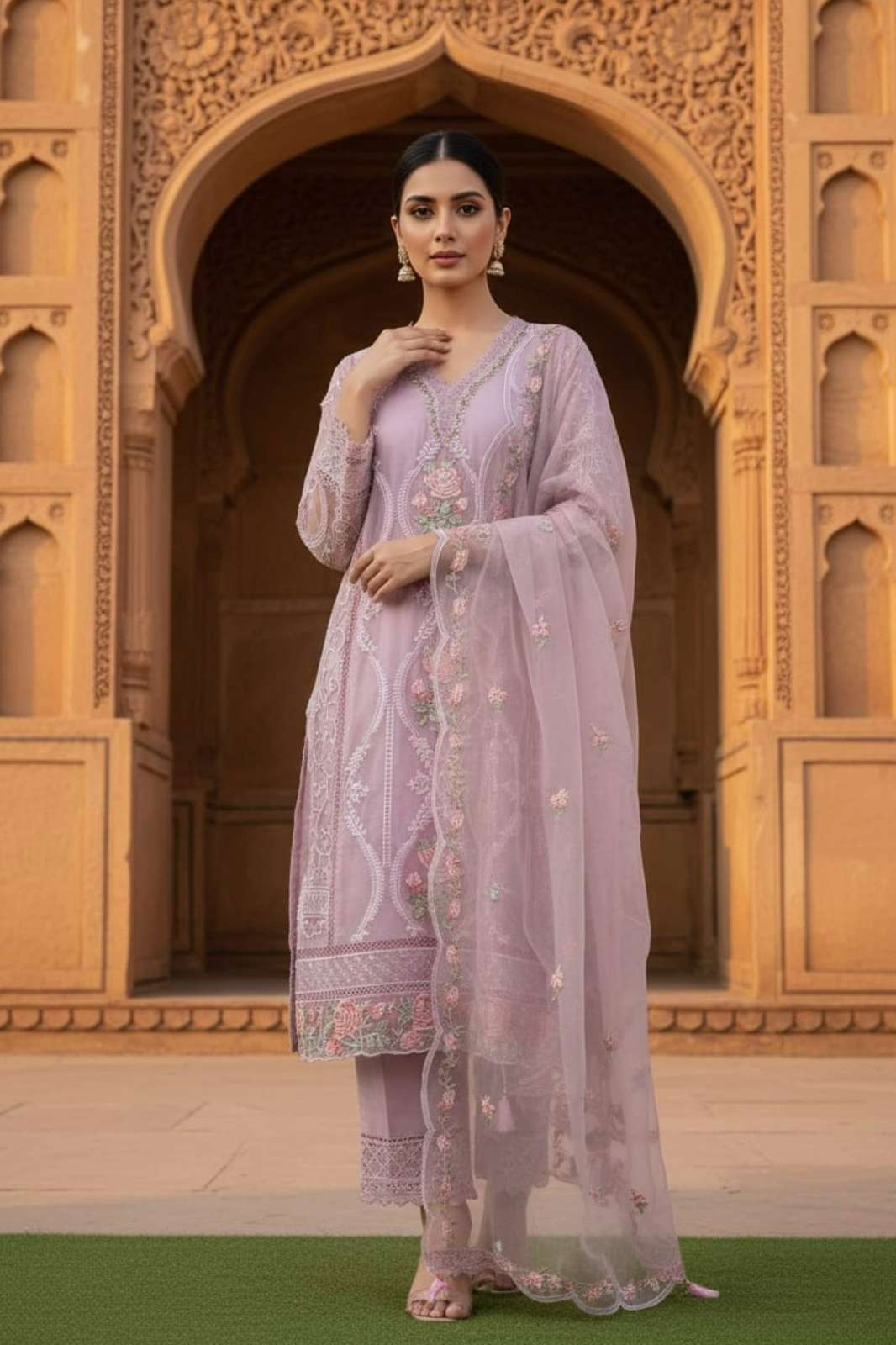 Shri Balaji Emporium MARYAMS 177 Heavy Organza With Embroidery Sequence Work Suit