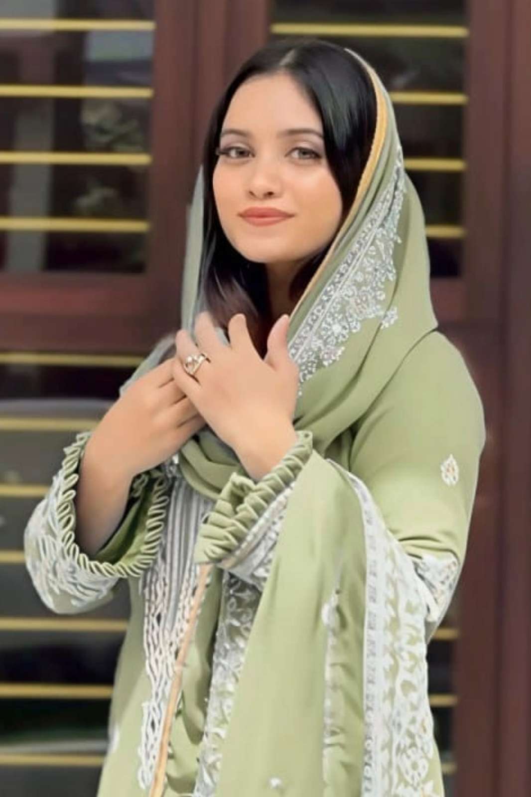 Shri Balaji Emporium  MARYAMS 189  Heavy Faux Georgette with Embroidered Sequence and mirror work Suit