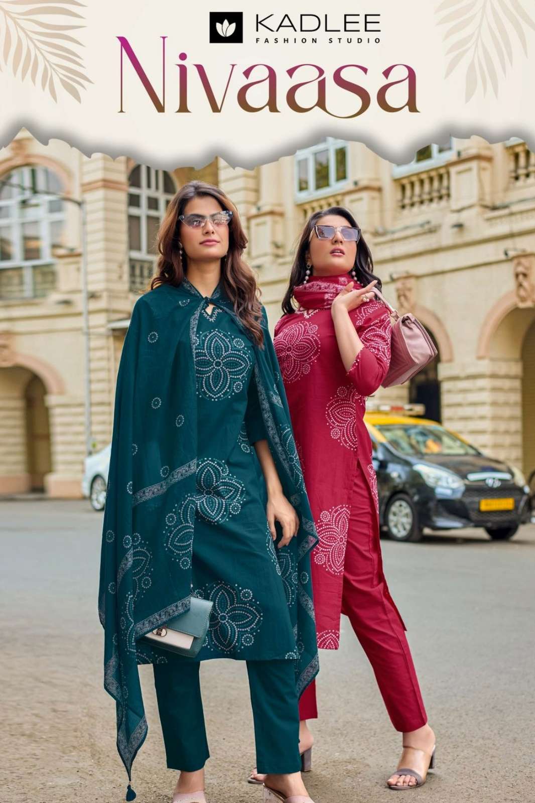 Shri Balaji Emporium Nivaasa Dhabu Cotton Print Ready to wear Suit collection 