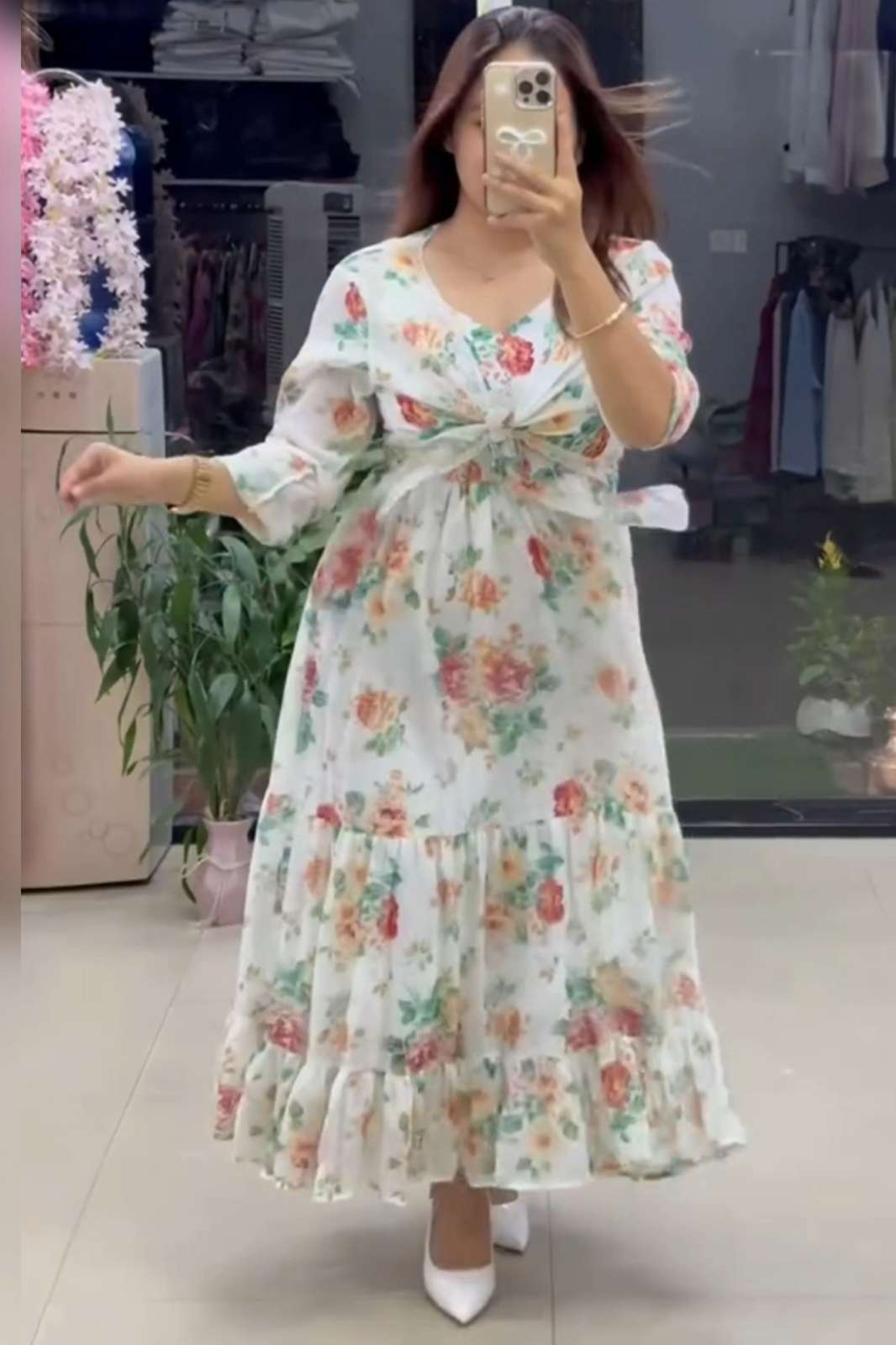 Shri Balaji Emporium 21195 Gown With Jacket 2 piece Georgette fabric dress