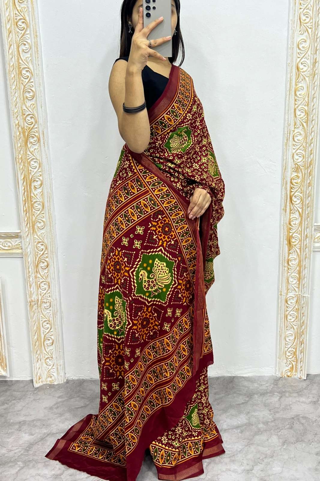 Shri Balaji Emporium SF 2314 Soft Mal Mal Cotton SilkTraditional Printed saree