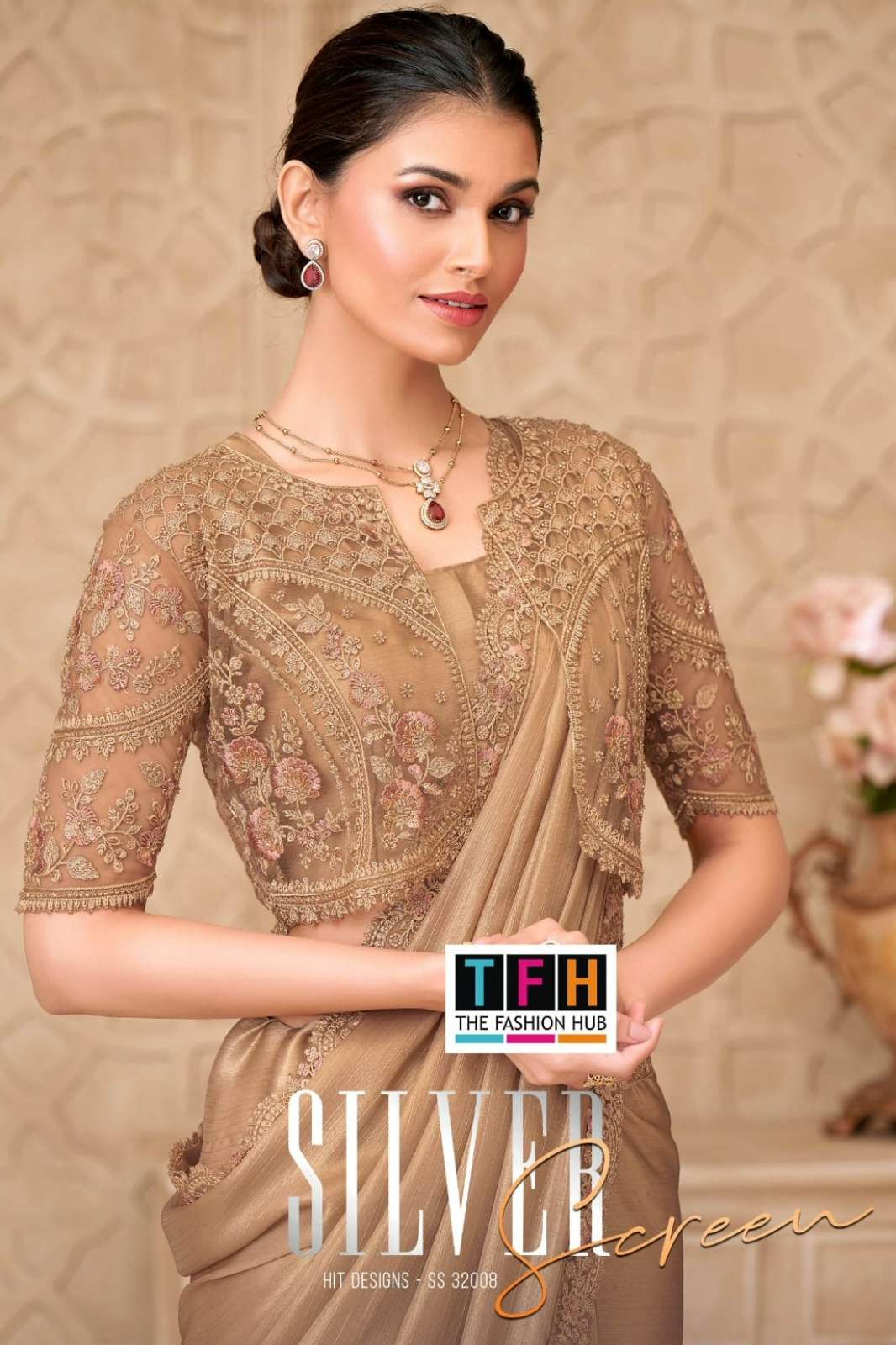 Shri Balaji Emporium TFH Silver Screen 22  SS 32008 STUNNING SAREE COLLECTION FOR WEDDING WEAR