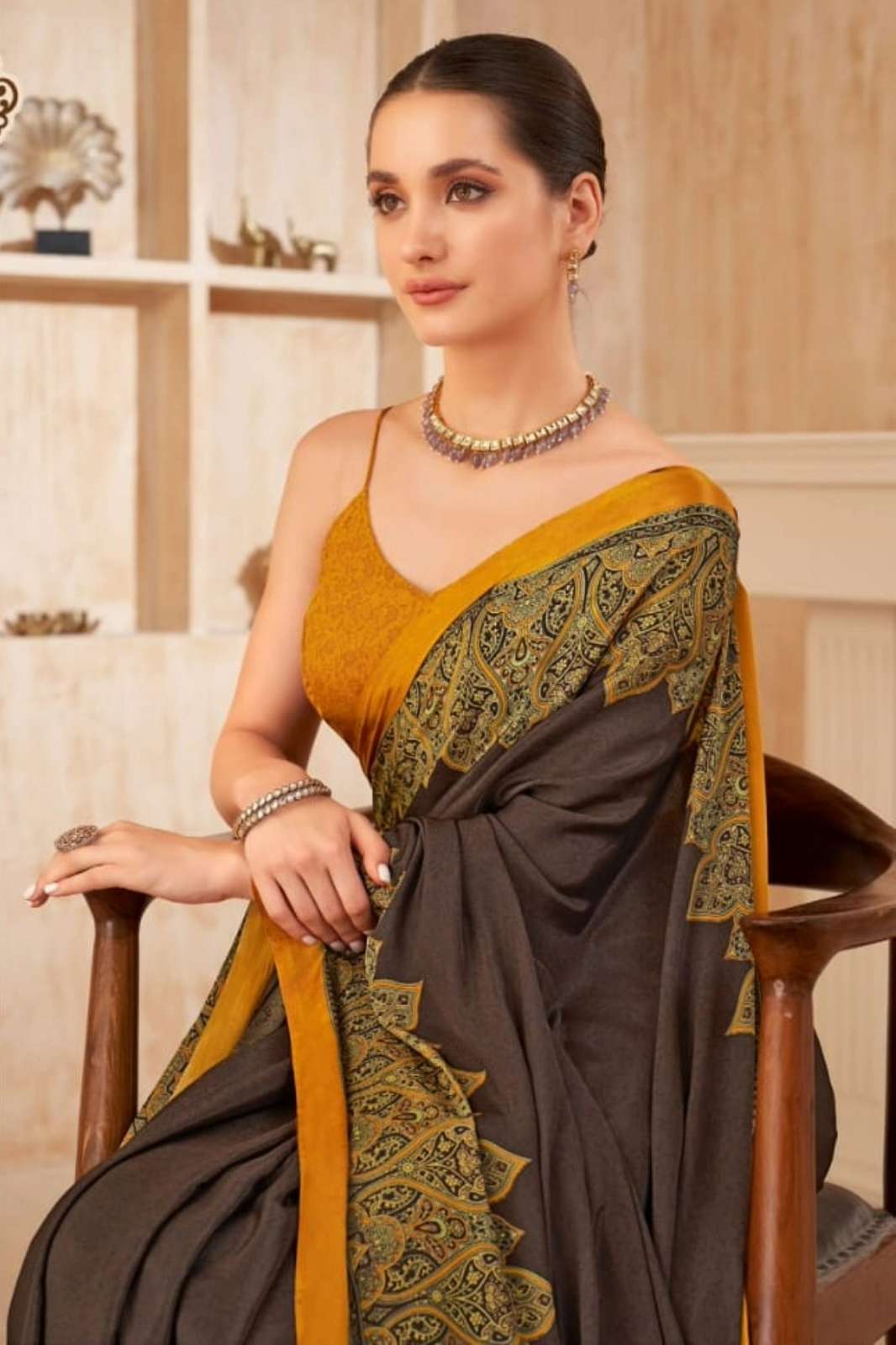 Shri Balaji Emporium VIVANTA SILK VOL 38 SILK CREPE PARTY WEAR SAREE