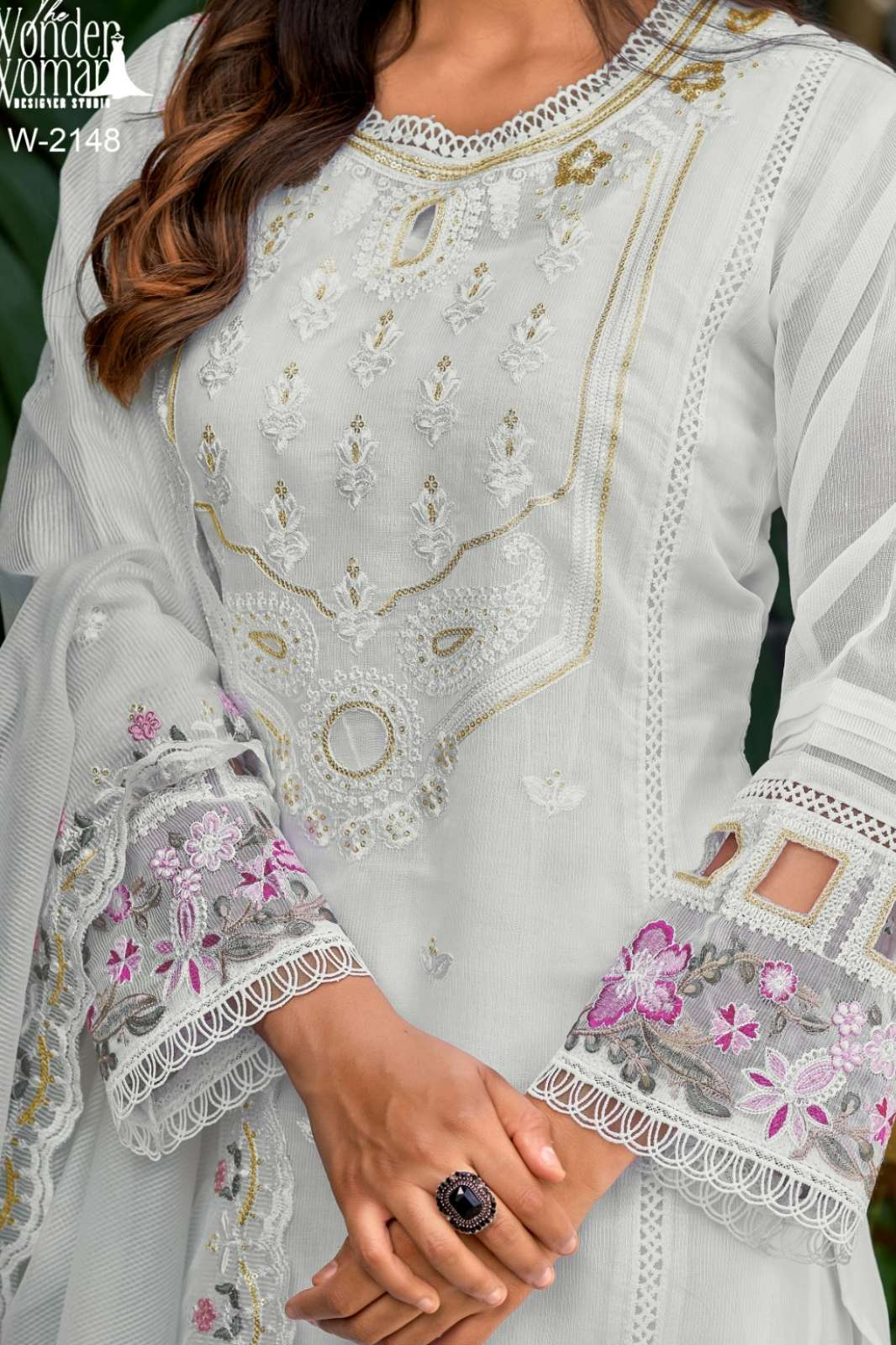 Shri Balaji Emporium W 2148 Organza Suit With Premium Quality Work