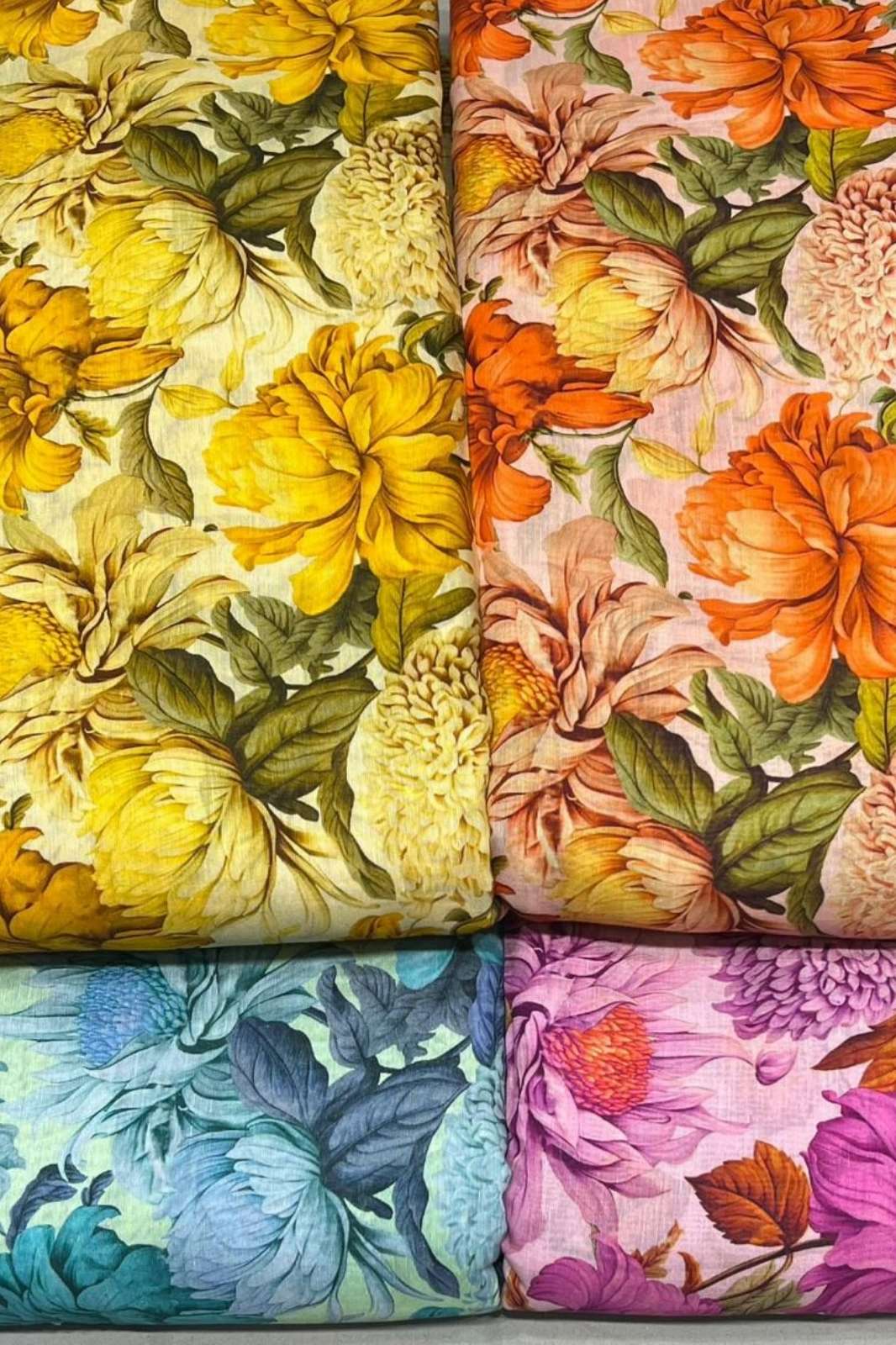 Shri balaji presents 100% pure form of Digital printed linen fabric with 44 inches widt