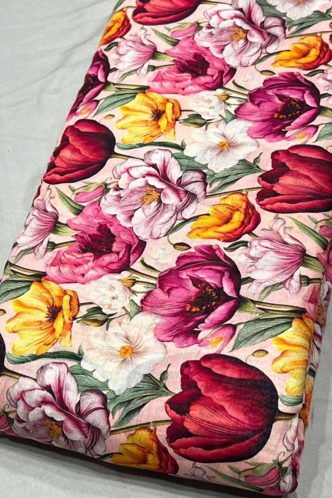 Shri balaji presents 100% pure form of Digital printed linen fabric with 44 inches widt