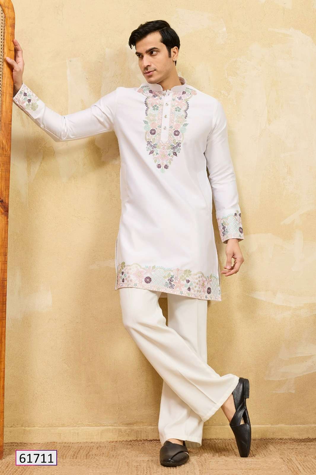 Shubhkala LUXE EMBELLISH ROYAL OCCASION Ready to Wear Viscose Silk Kurta Pajama