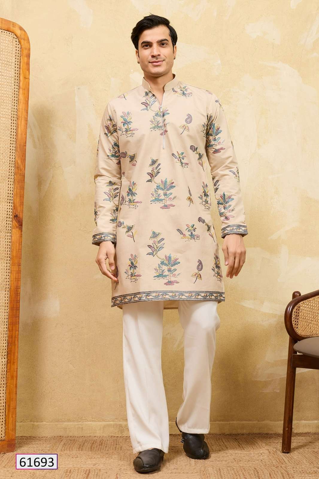 Shubhkala RAJPUTANA GRACE ROYAL OCCASION Ready to Wear Viscose Silk Kurta Pajama