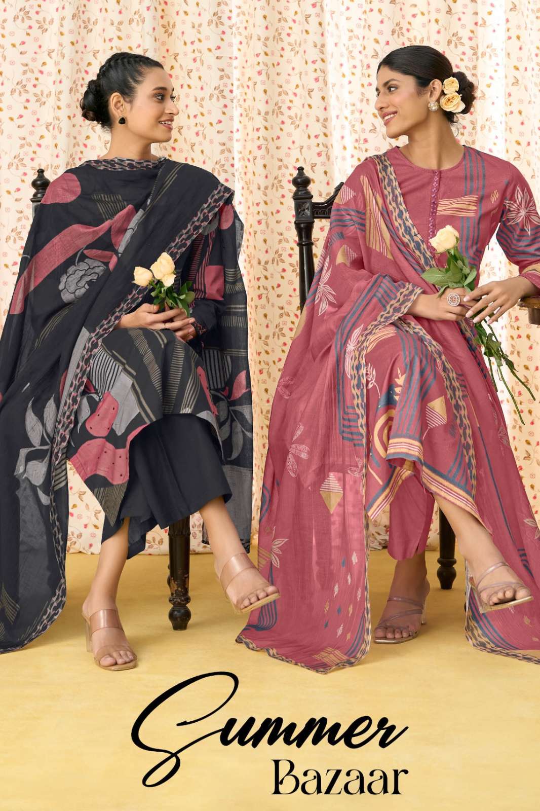SUDRITI Summer bazaar PURE COTTON LAWN DIGITAL PRINTED SALWAR SUIT