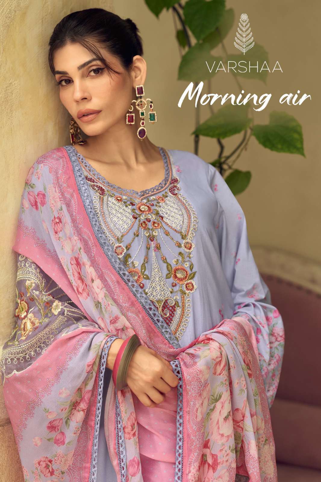 VARSHA Morning Air PREMIUM SWISS COTTON DIGITALLY PRINTED SALWAR SUIT