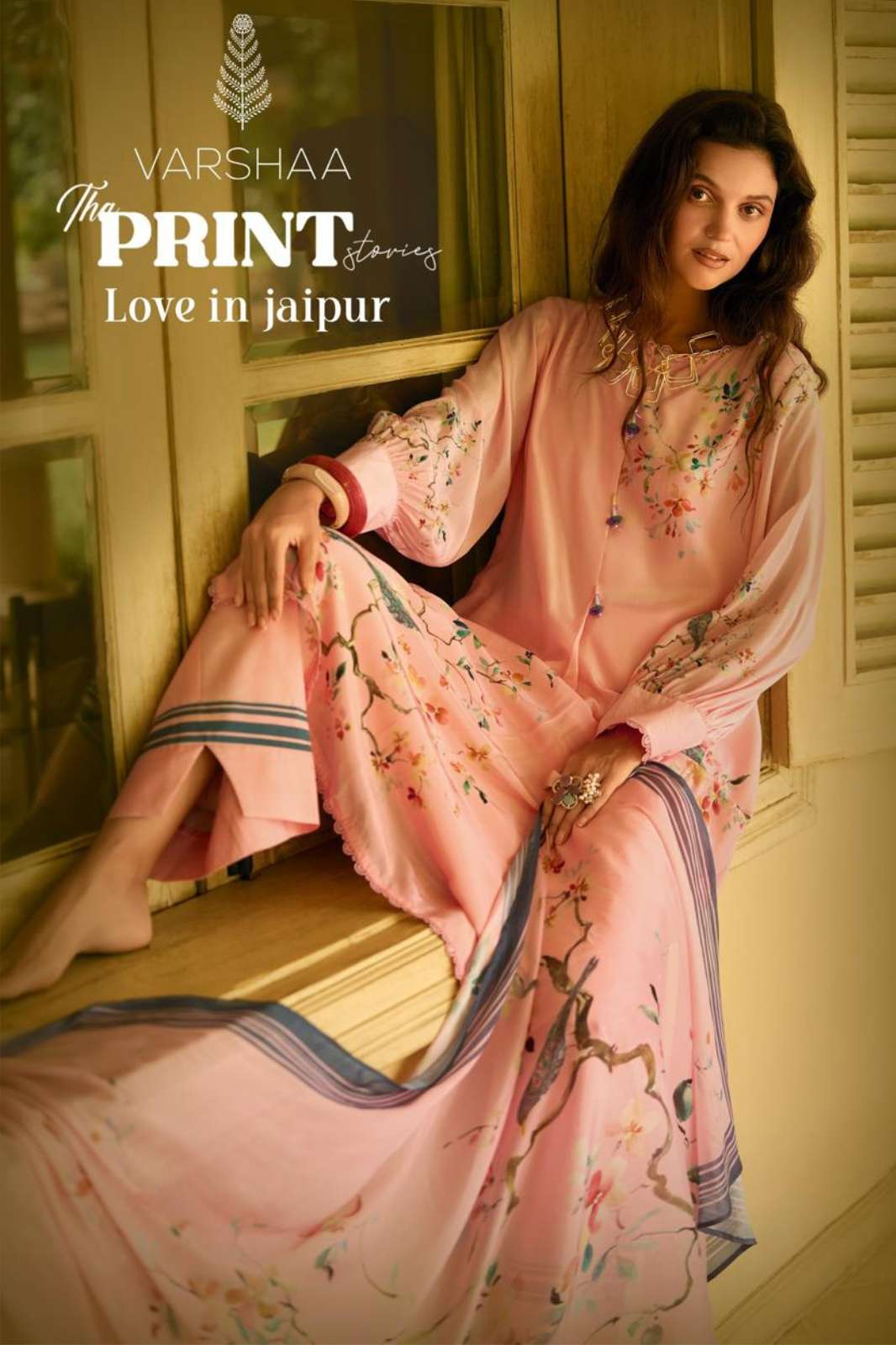 VARSHA PRINT Love in Jaipur ROYAL CREPE SILK SALWAR SUIT