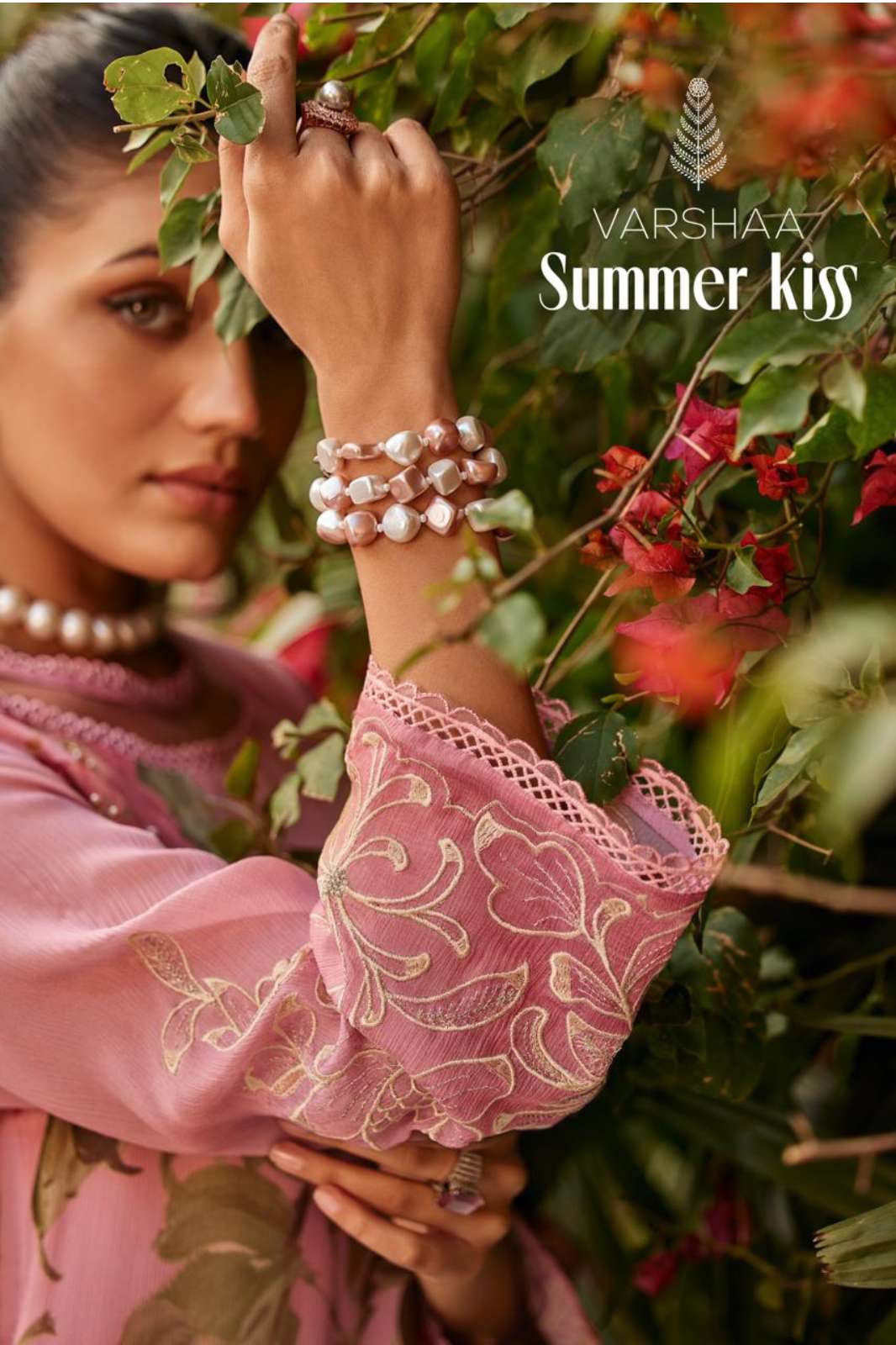 VARSHA Summer kiss VISOCSE CHINNON CHIFFON DIGITALLY PRINTED SALWAR SUIT