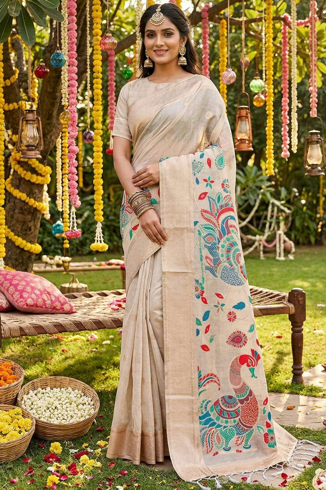 Astita Utsav 1001 To 1006 Summer Wear Designer Linen Cotton Saree