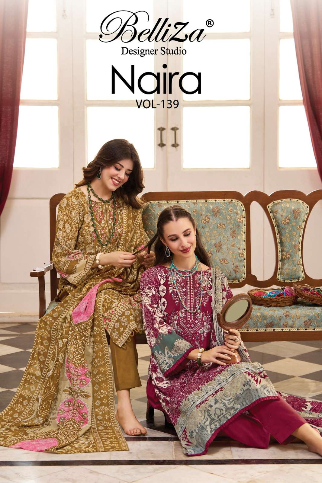 BELLEZA NAIRA VOL139 PURE COTTON DIGITAL PRINTED DESIGNER SALWAR SUIT