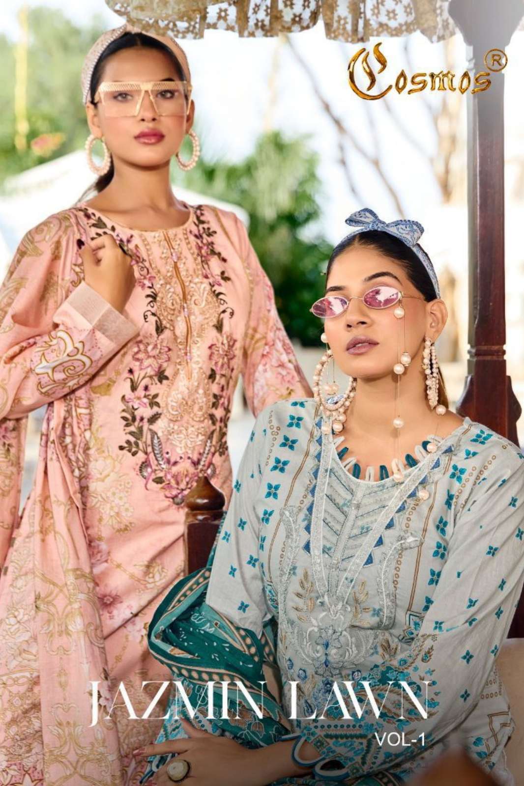 Cos Mos Jazmin vol 1 Lawn Cotton with Embroidery Designer Salwar Suit