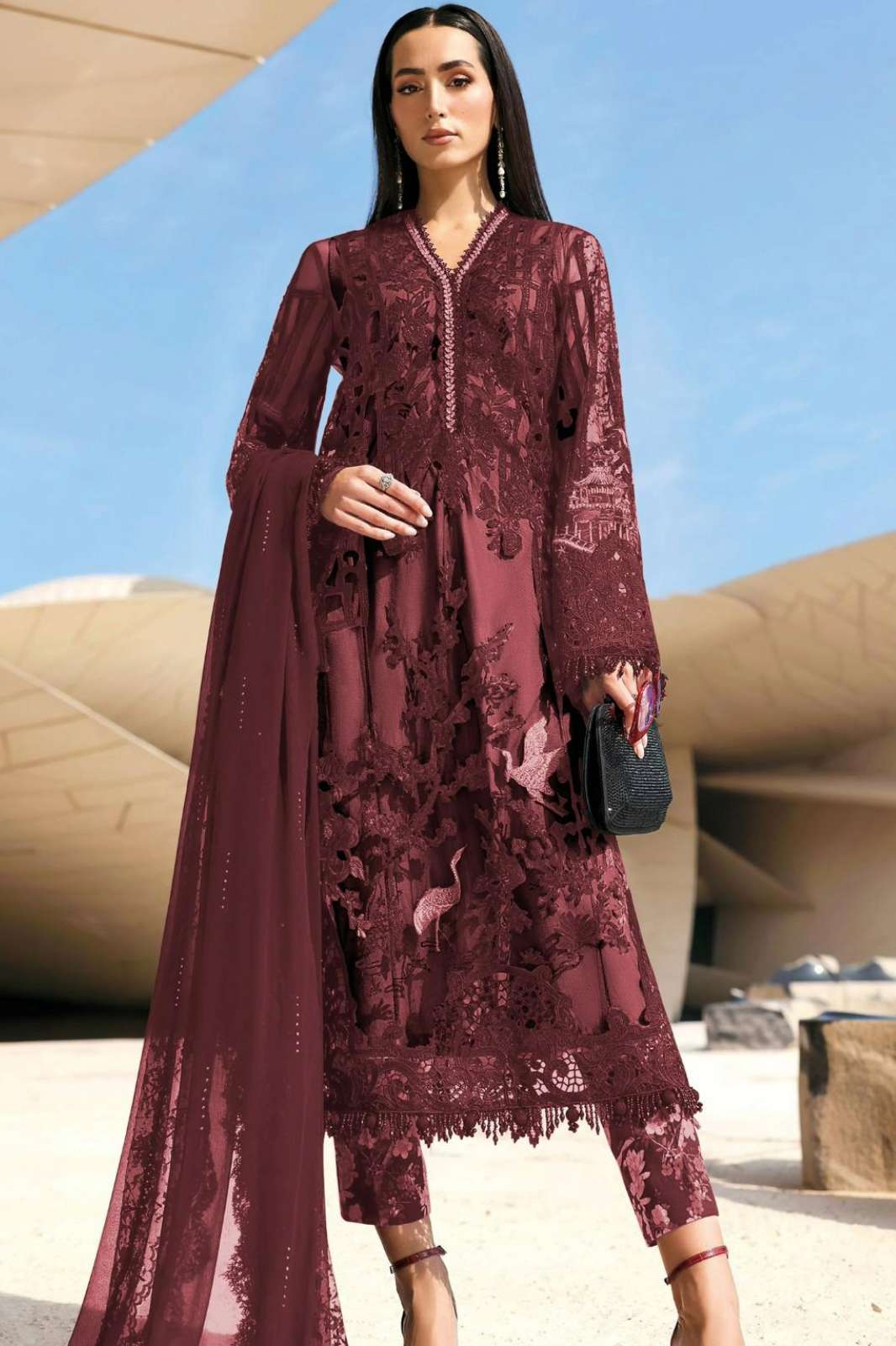 Deepsy D NO 1762 Pure Cotton Self Embroidary Designer Salwar Suit