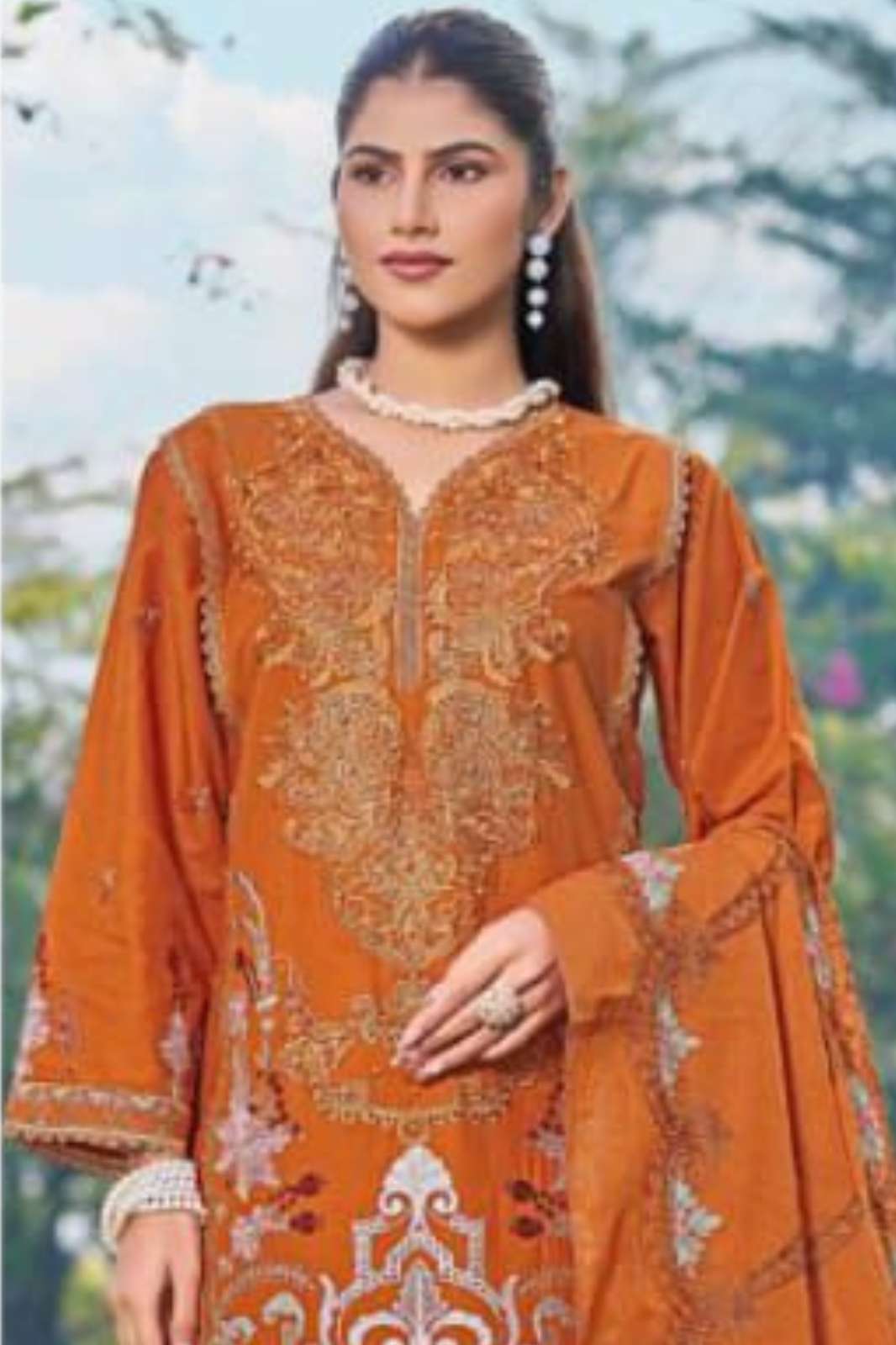 Deepsy ELAF 5 Pure Cotton with Heavy Self embroidery Designer Salwar Suit
