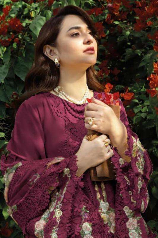 Deepsy ELAF Premium 3 Pure cotton with Heavy Self Embroidery Designer Salwar Suit