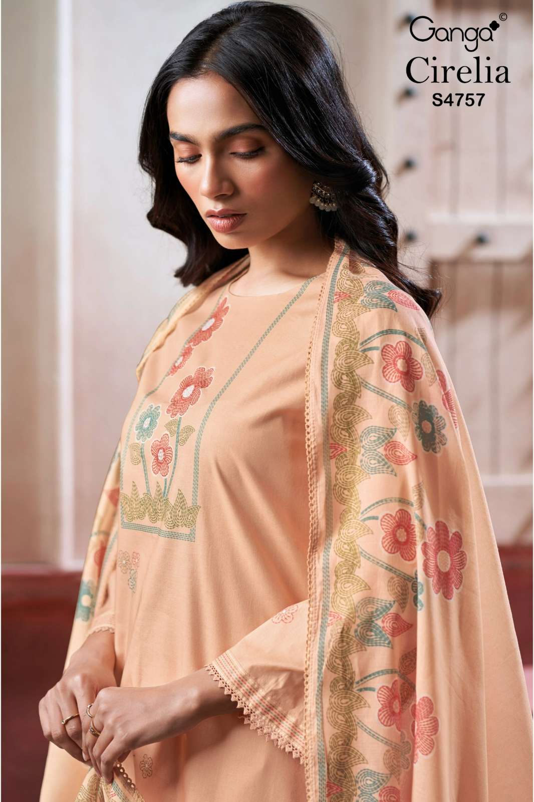 GANGA Cirelia S4757 PREMIUM COTTON PRINTED DESIGNER SALWAR SUIT