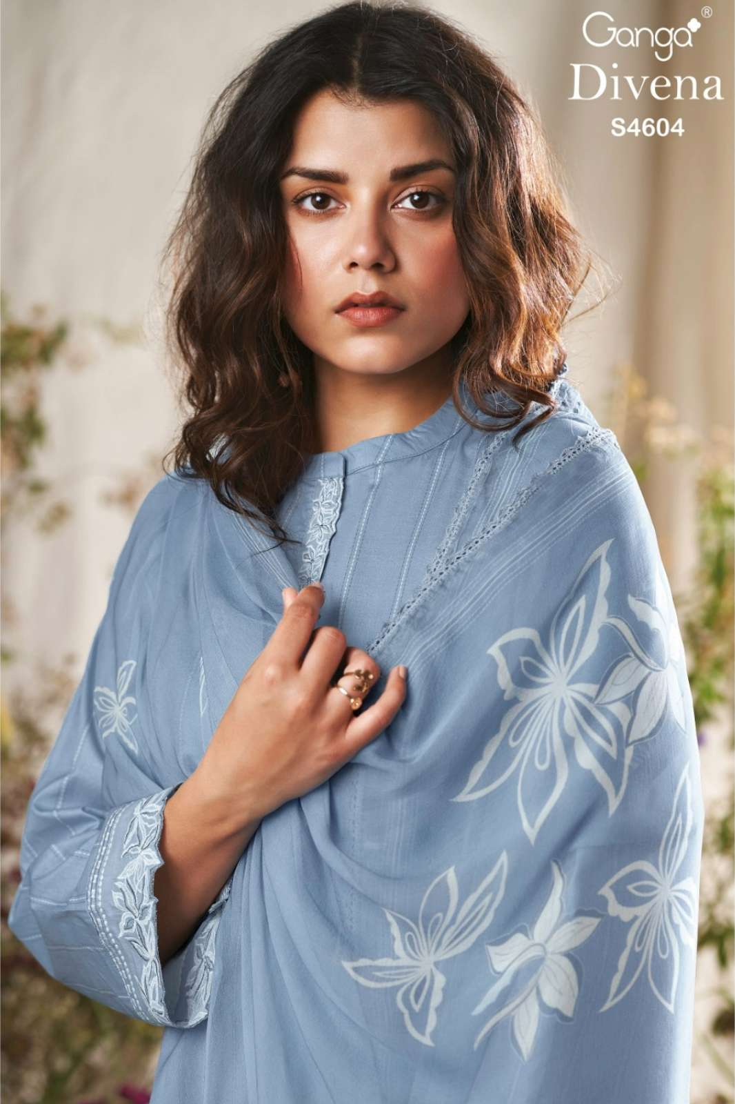 GANGA Divena S4604 PREMIUM COTTON PRINTED DESIGNER SALWAR SUIT