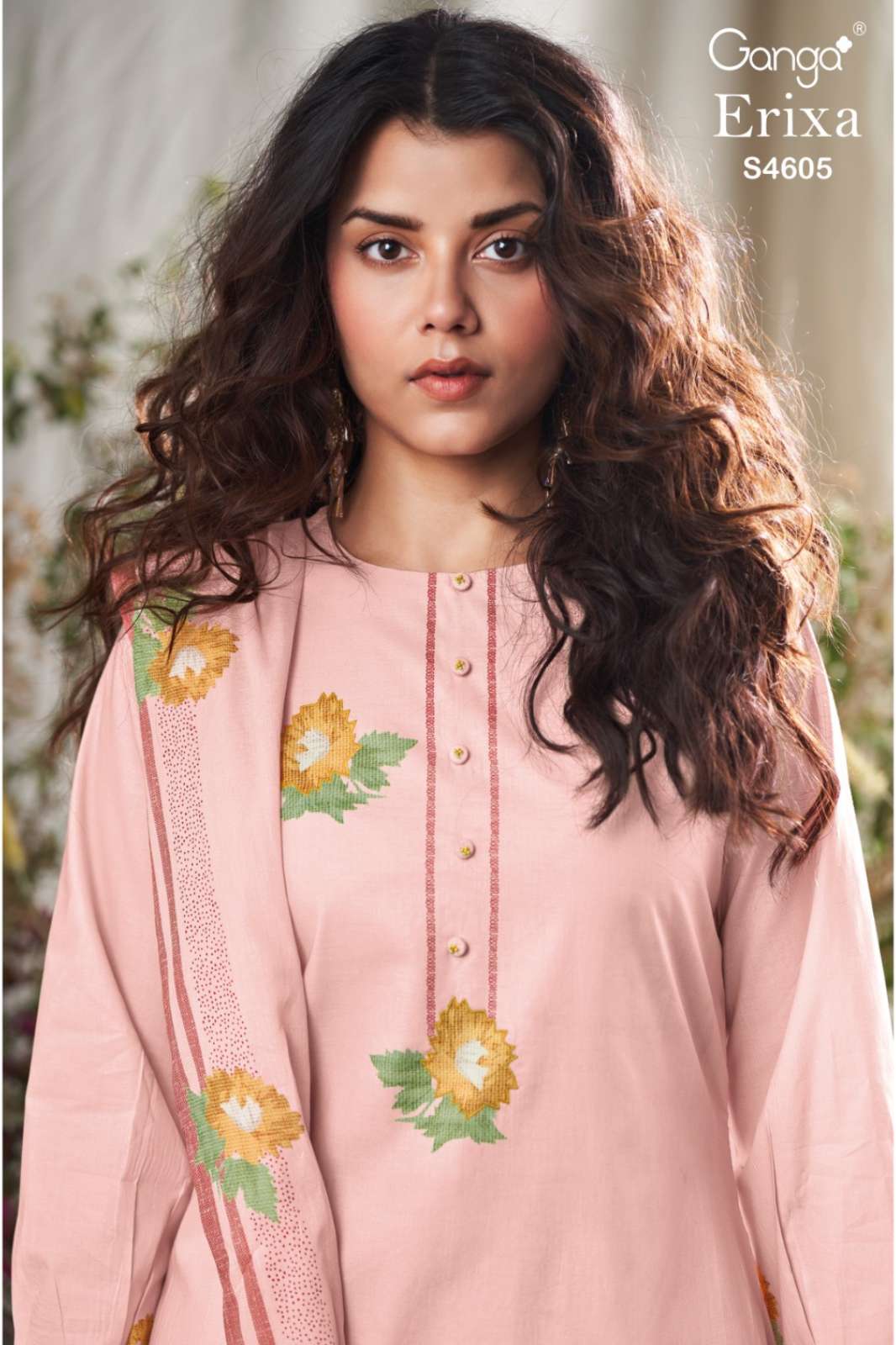 GANGA Erixa S4605 PREMIUM COTTON PRINTED DESIGNER SALWAR SUIT