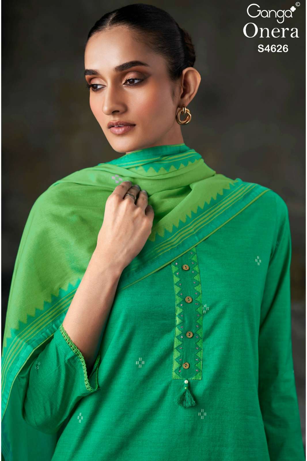 GANGA Onera S4626 PREMIUM COTTON PRINTED DESIGNER SALWAR SUIT