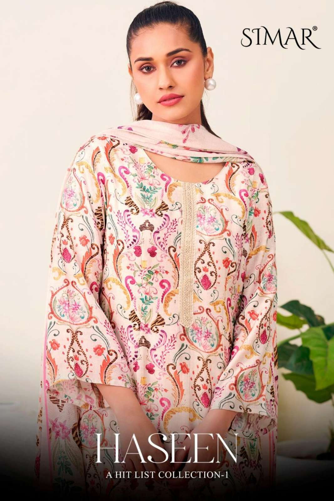 GLOSSY Haseen Hit List 1 Pure Viscose Muslin Digital Printed Salwar Suit