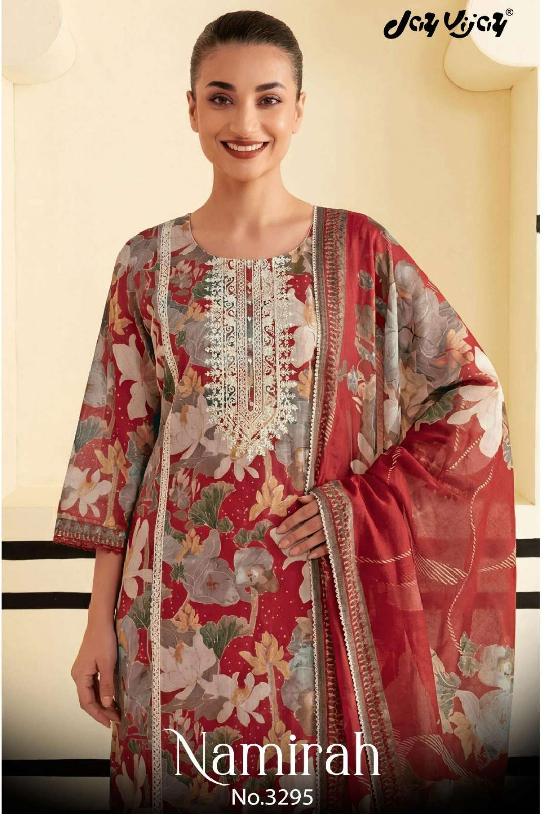 JAY VIJAY Namirah 3295 PREMIUM MAL COTTON DIGITAL PRINTED SALWAR SUIT