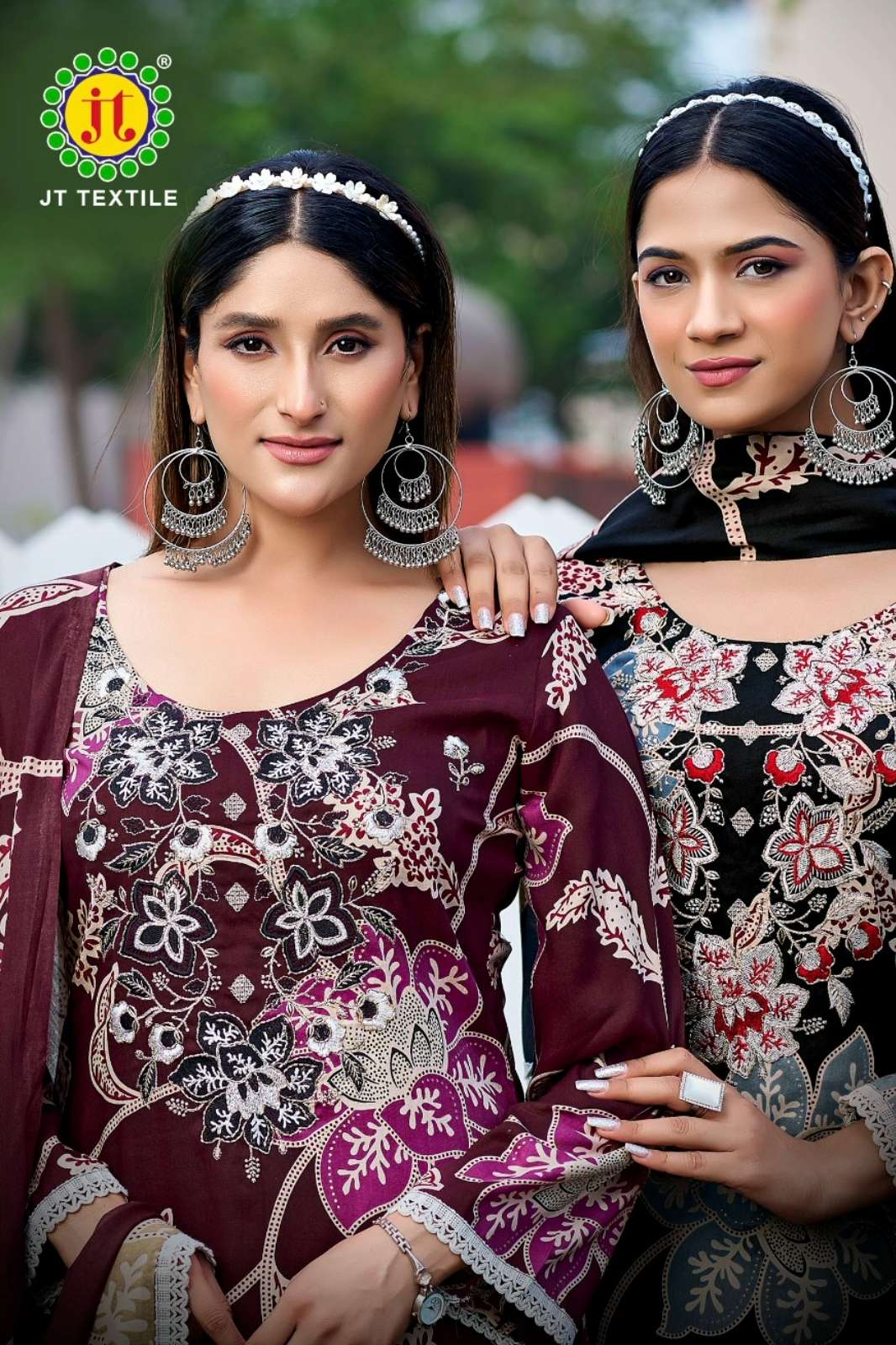 JT TEXTILE BULBUL 26 RAYON FABRIC WITH BITES WORK DESIGNER SALWAR SUIT