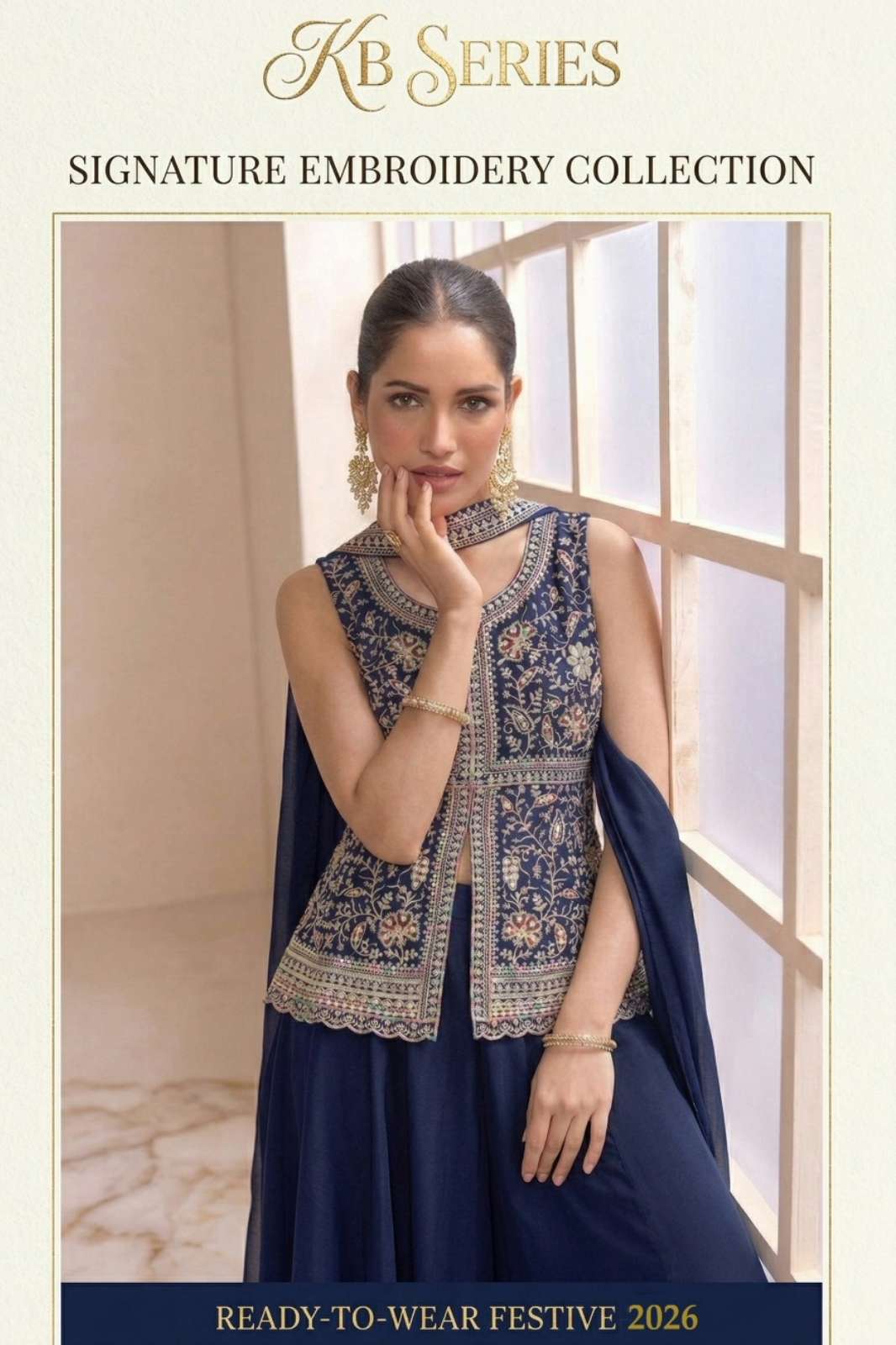 KB SERIES KB 3318 AND 3319 GEORGETTE PRESENT SHARARA SUIT COLLECTION